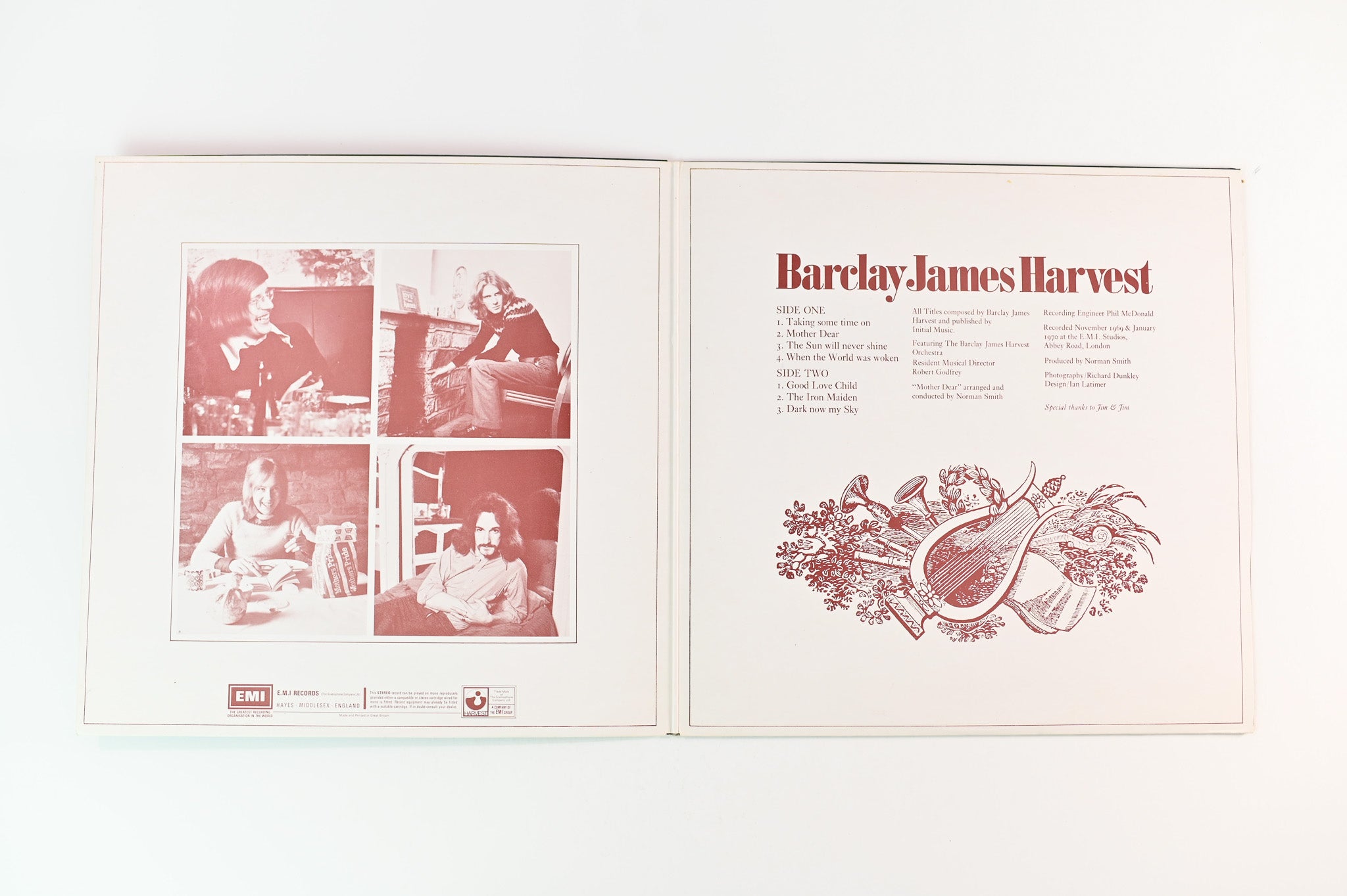 Barclay James Harvest - Barclay James Harvest on EMI Harvest UK Reissue