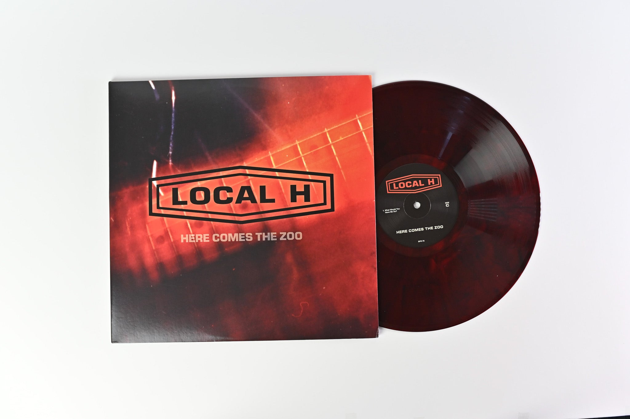 Local H - Here Comes The Zoo on Brutal Panda Records Red with Black Smoke