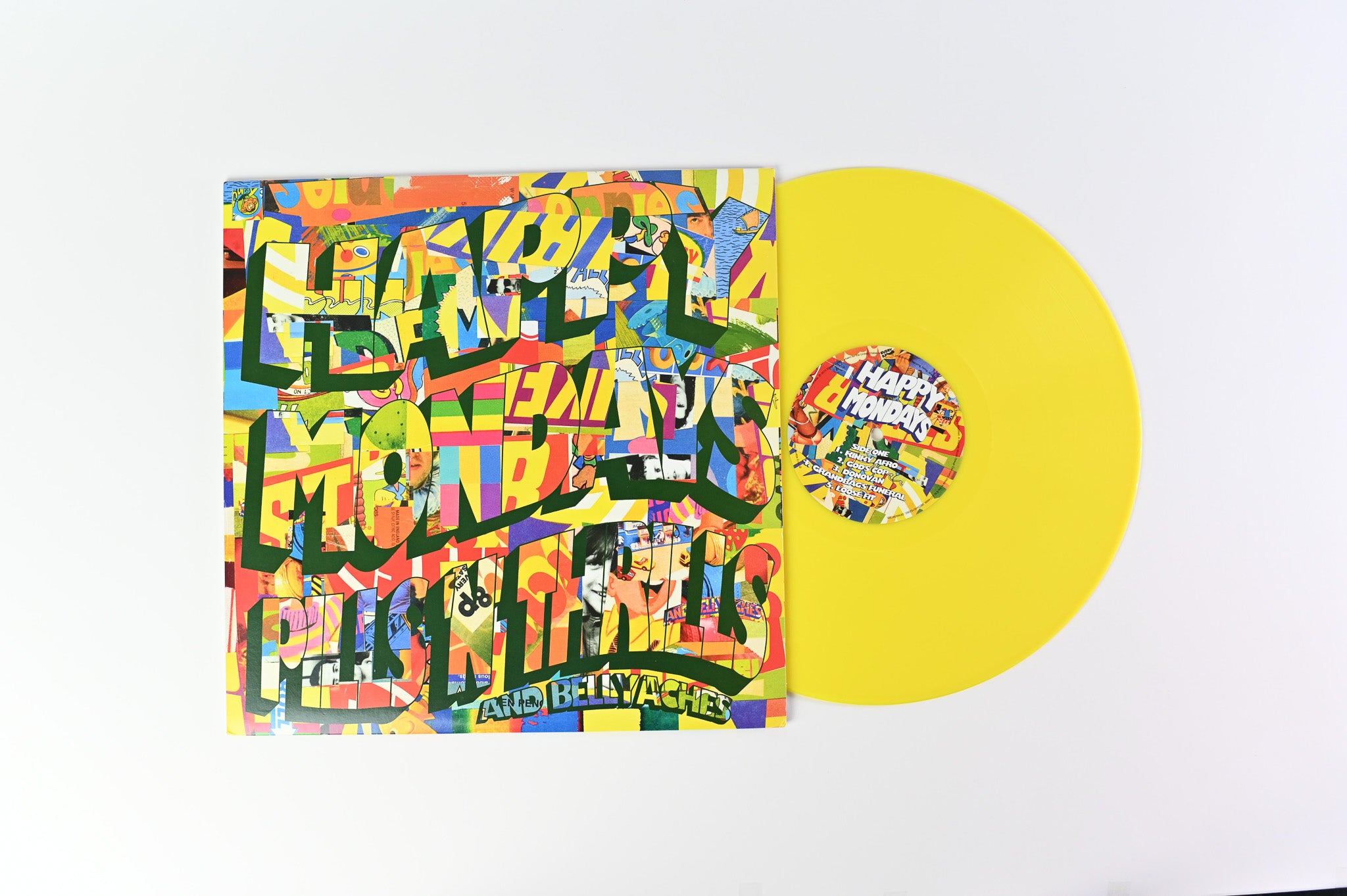 Happy Mondays - Pills 'N' Thrills And Bellyaches on Warner Yellow Vinyl