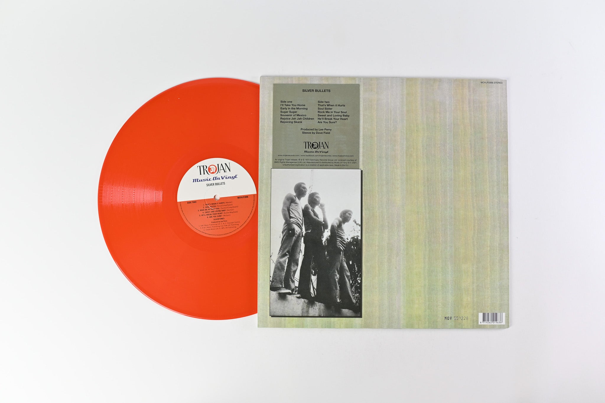 The Silvertones - Silver Bullets Music on Vinyl Ltd Numbered Orange Vinyl Reissue