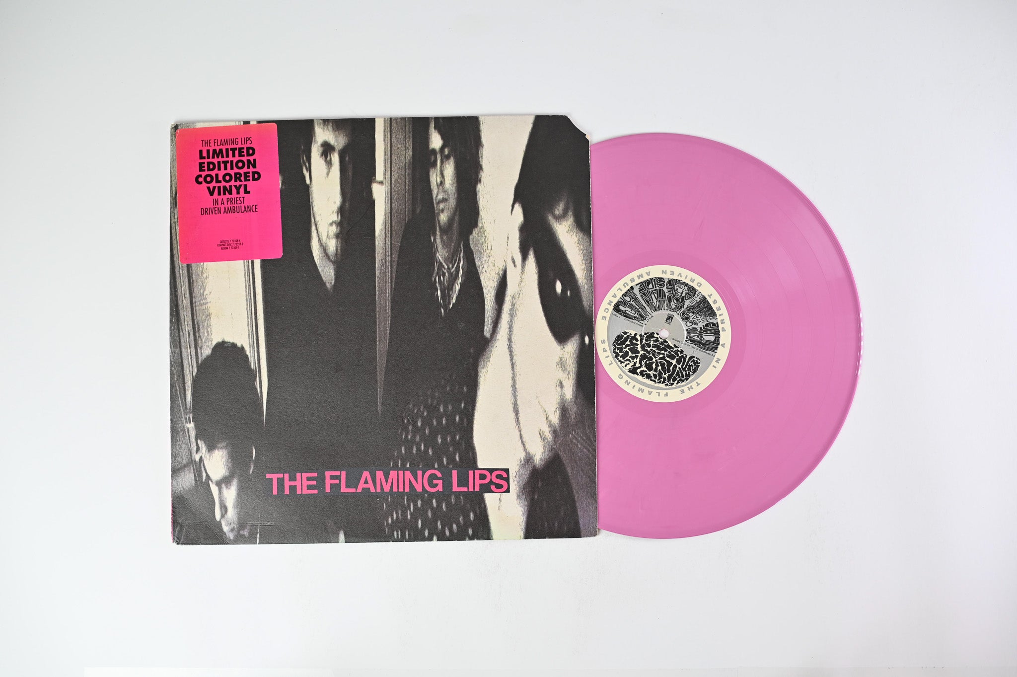 The Flaming Lips - In A Priest Driven Ambulance on Restless Records - Violet Mix Vinyl