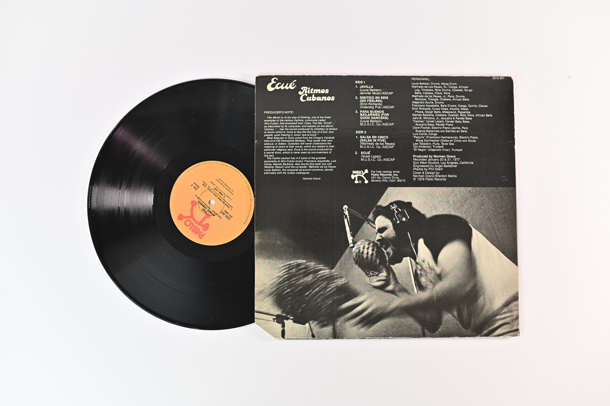 Louis Bellson - Ecué (Ritmos Cubanos) on Pablo Records