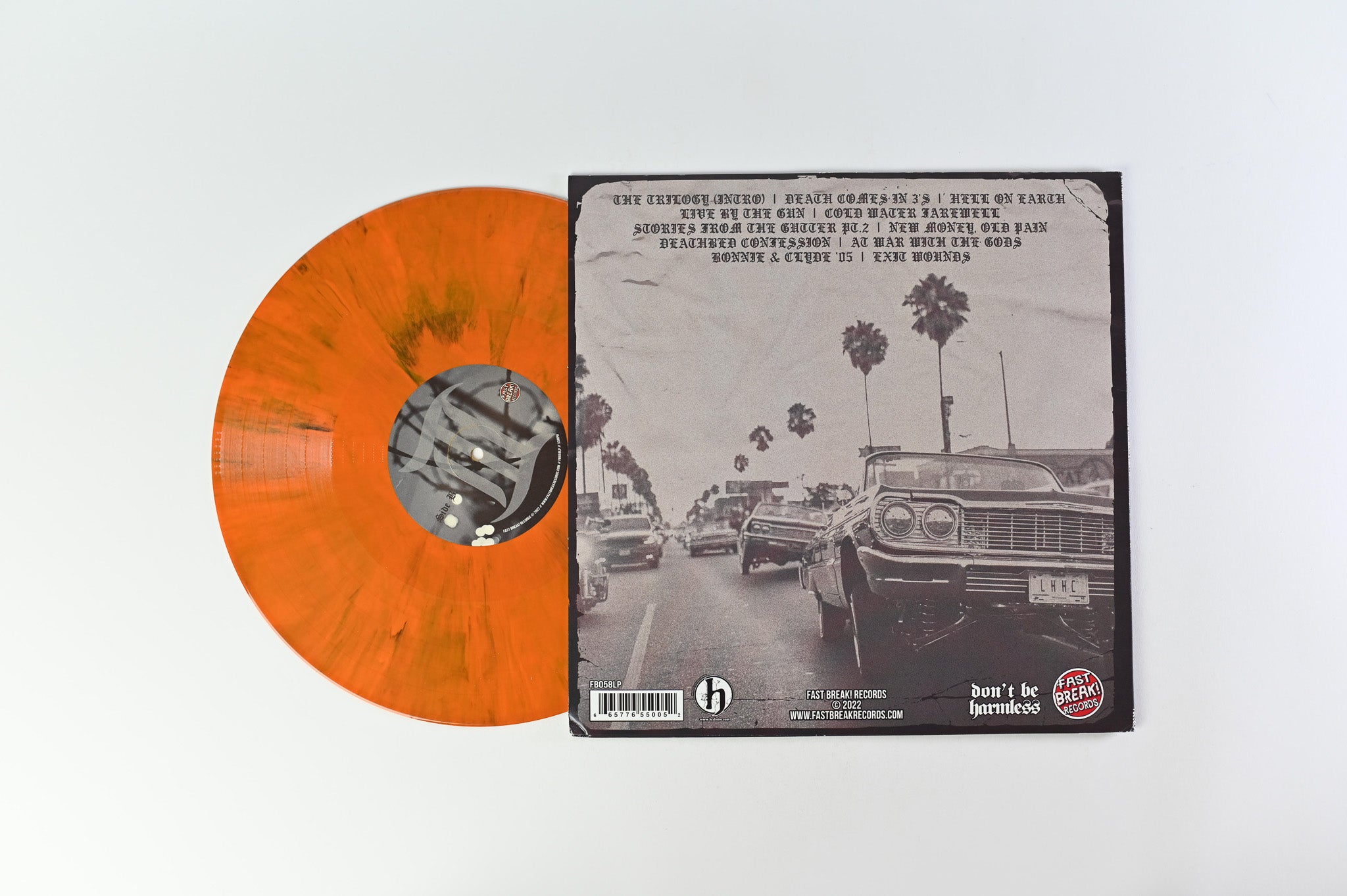 Lionheart - Welcome To The West Coast III on Fast Break Orange & Black Marble