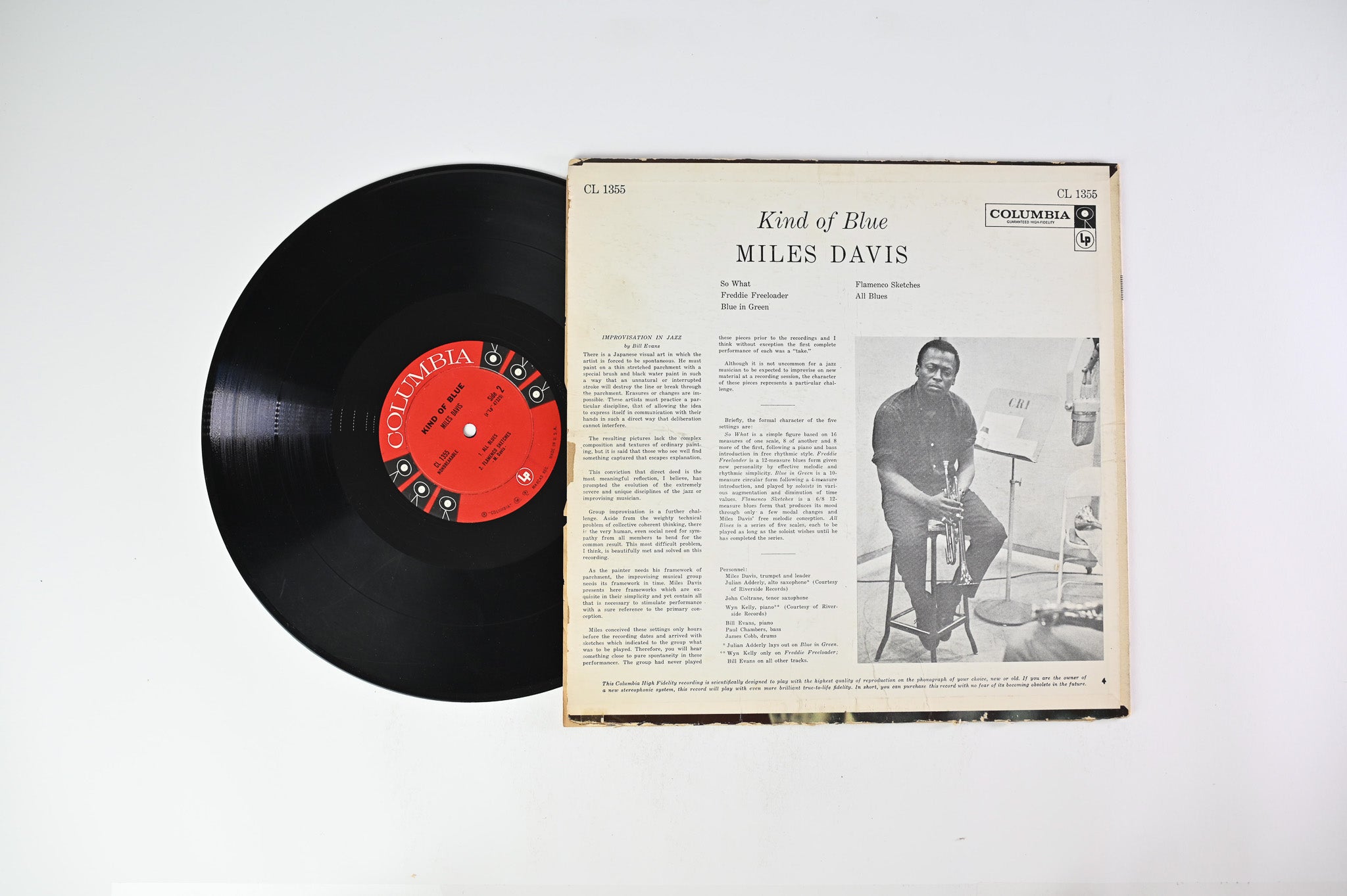 Miles Davis - Kind Of Blue on Columbia Mono 6 Eye