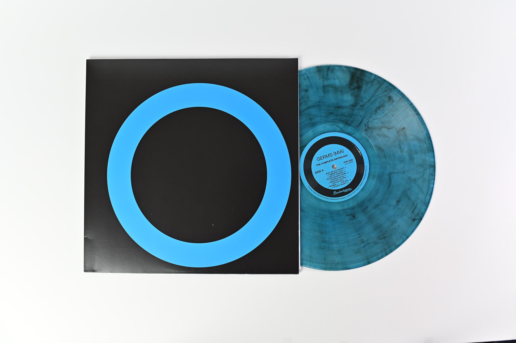 Germs - (MIA) The Complete Anthology on Porterhouse Records Smoked Blue Vinyl