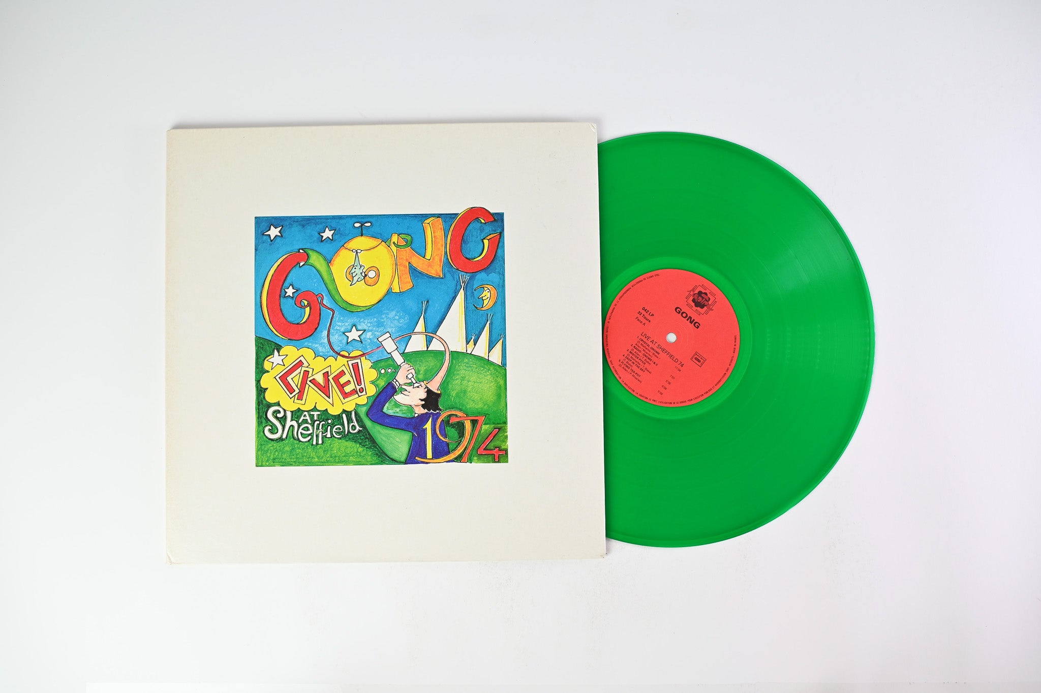 Gong - Live! At Sheffield 1974 on Mantra - Green Vinyl