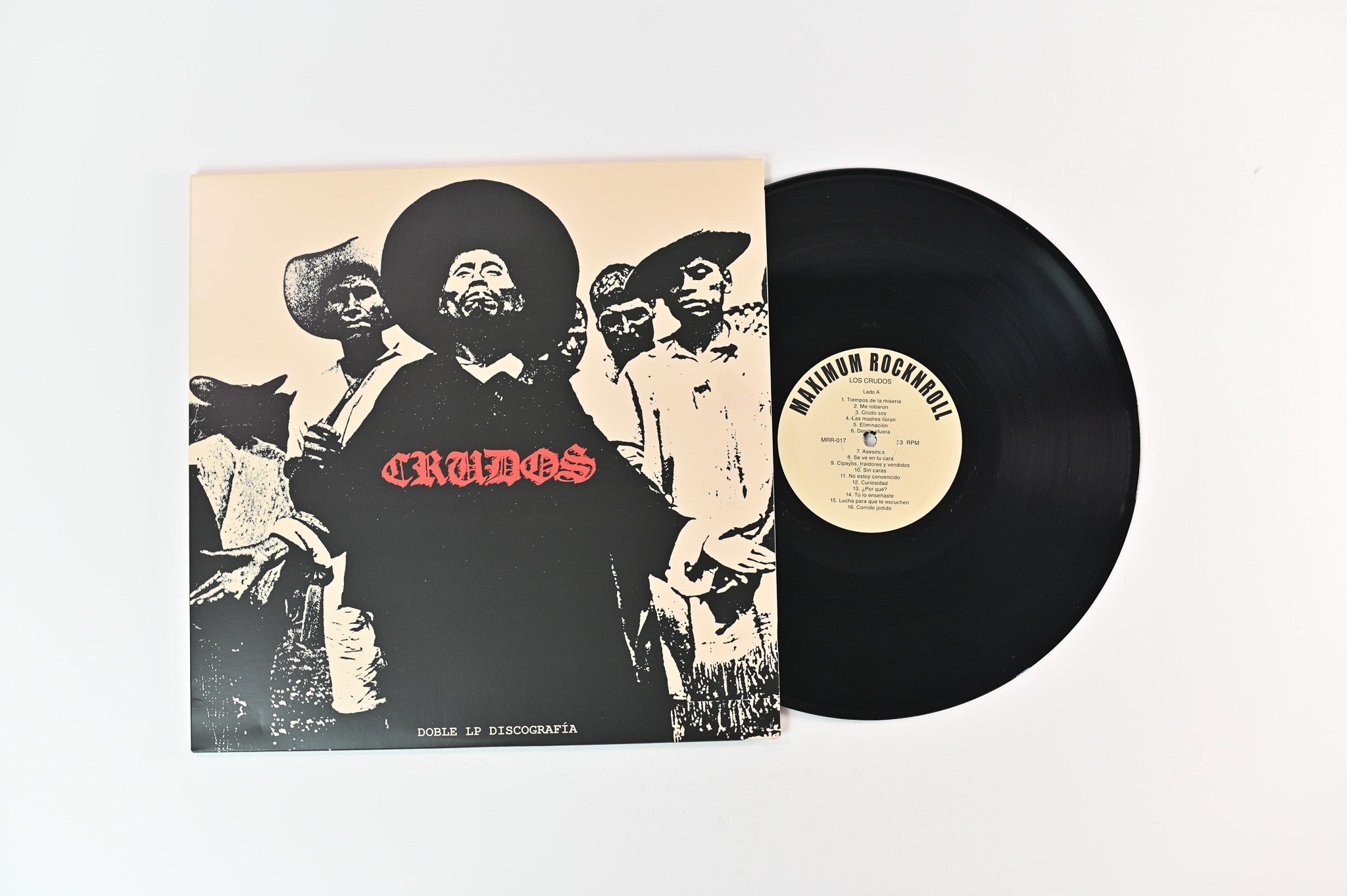 Los Crudos - Doble LP Discografía on Maximumrocknroll