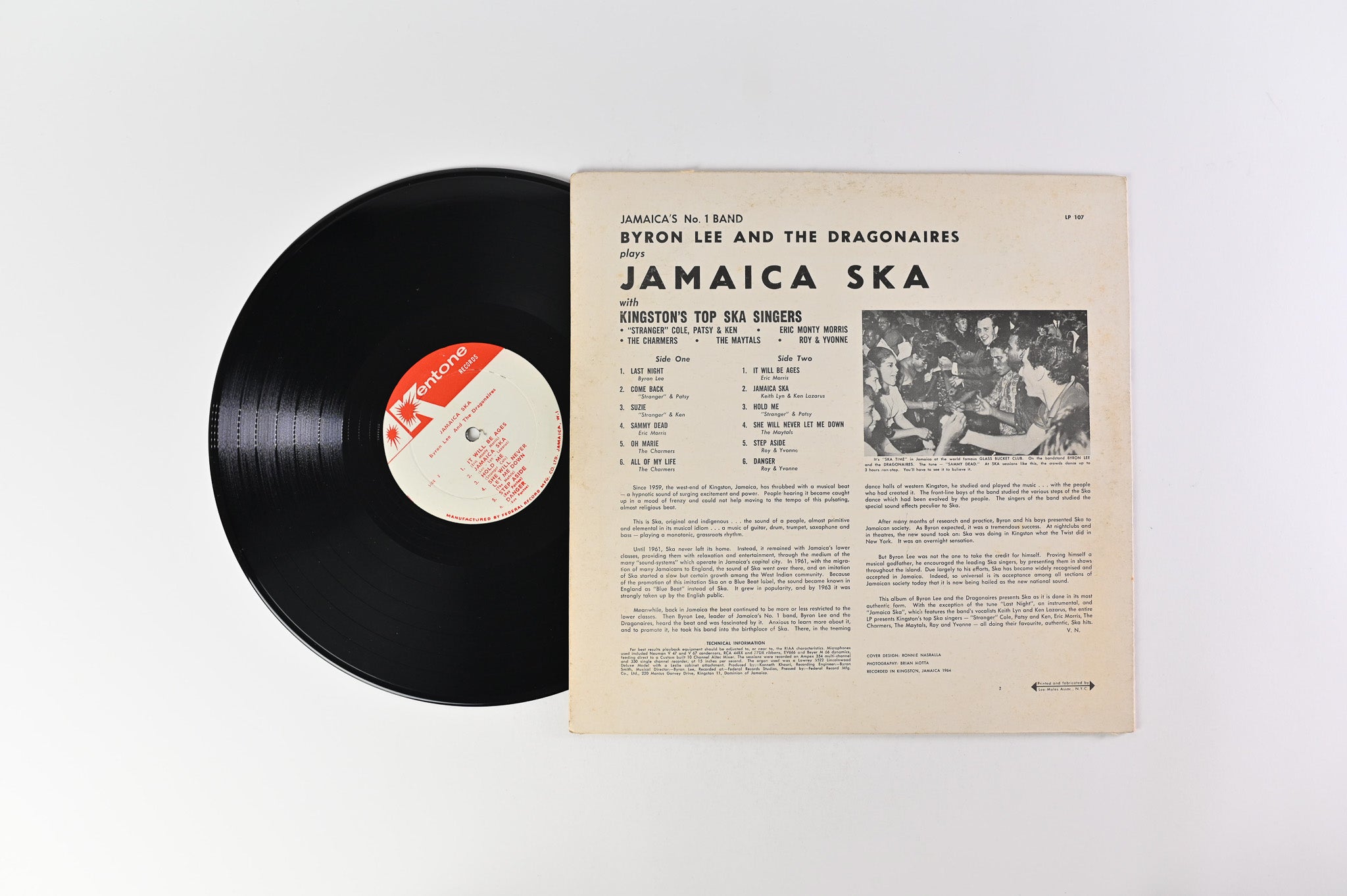 Byron Lee And The Dragonaires - Plays Jamaica Ska on Kentone