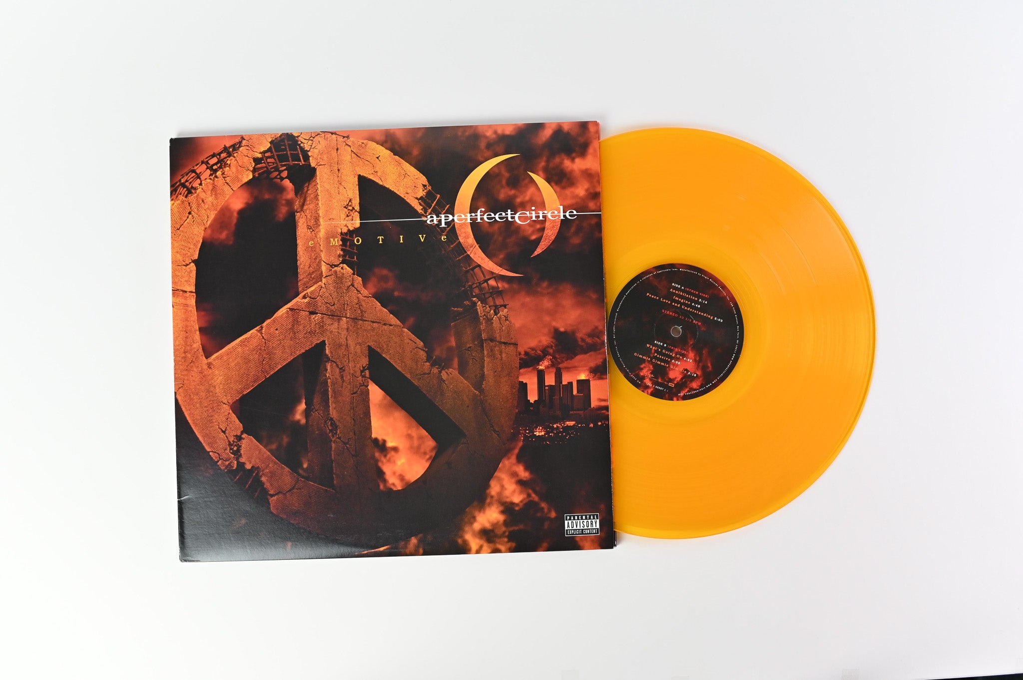 A Perfect Circle - Emotive on Virgin Ltd Orange Translucent