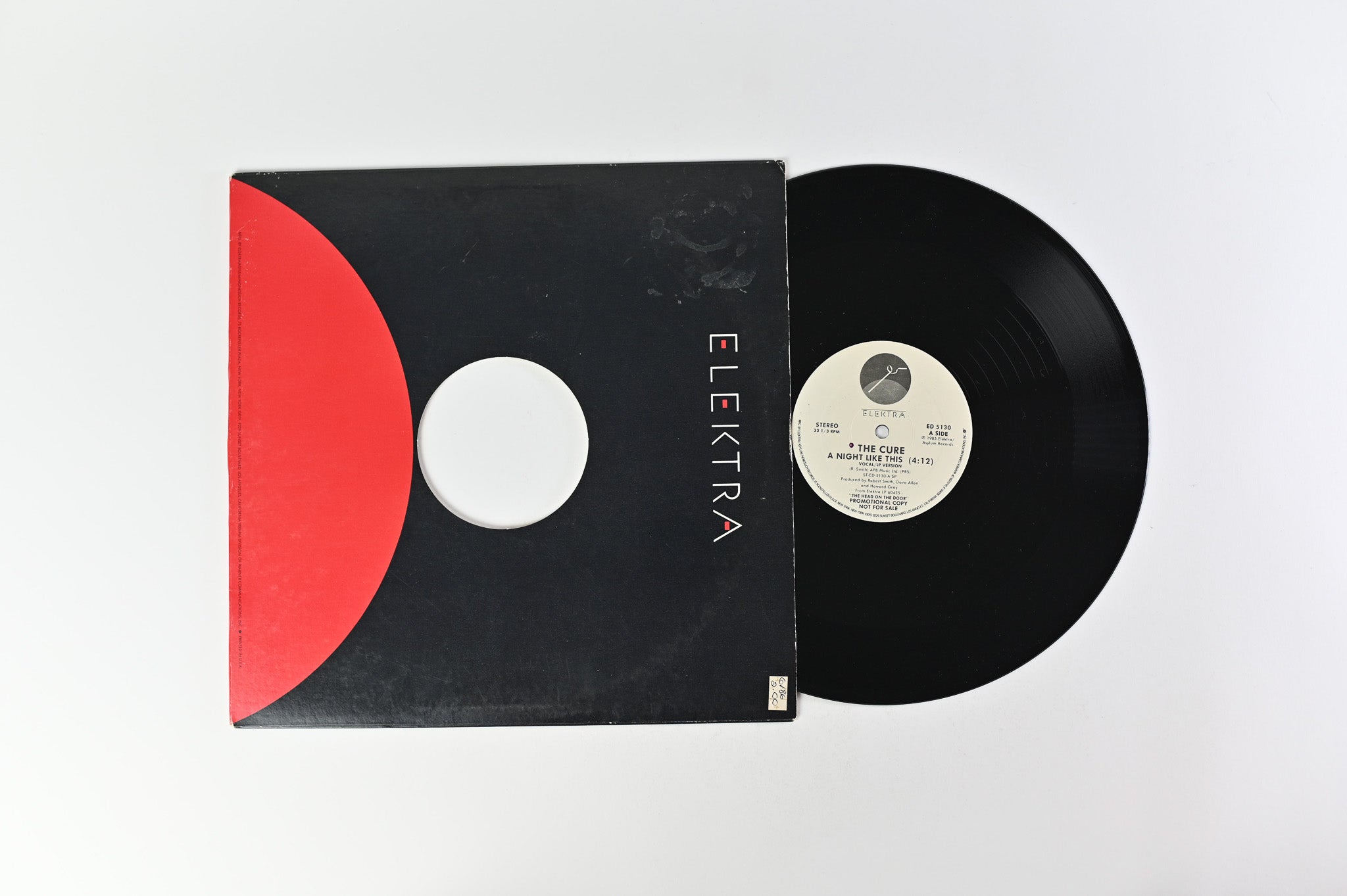 The Cure - A Night Like This on Elektra Promo 12" Single