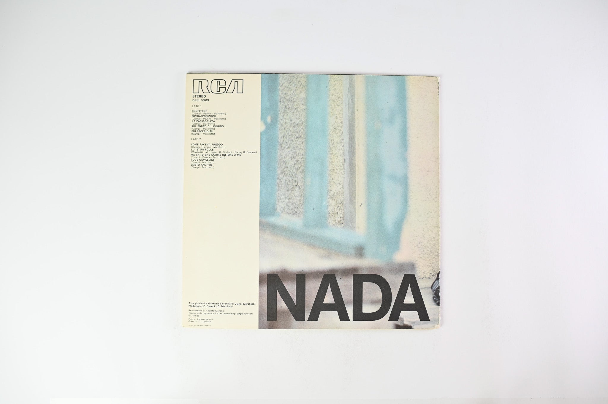 Nada - Ho Scoperto Che Esisto Anch'Io on RCA Italiana