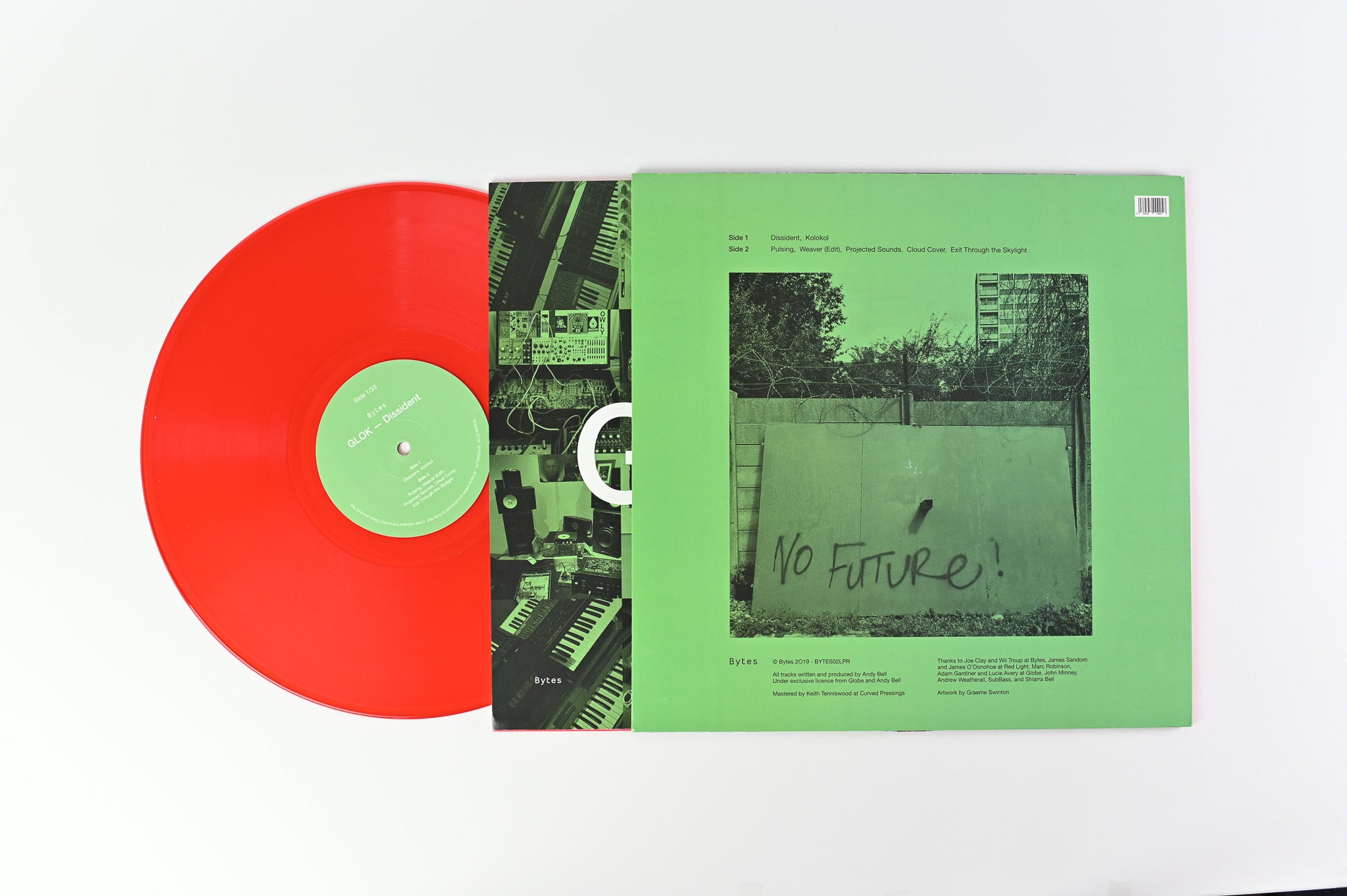 GLOK - Dissident on Bytes Translucent Red Vinyl