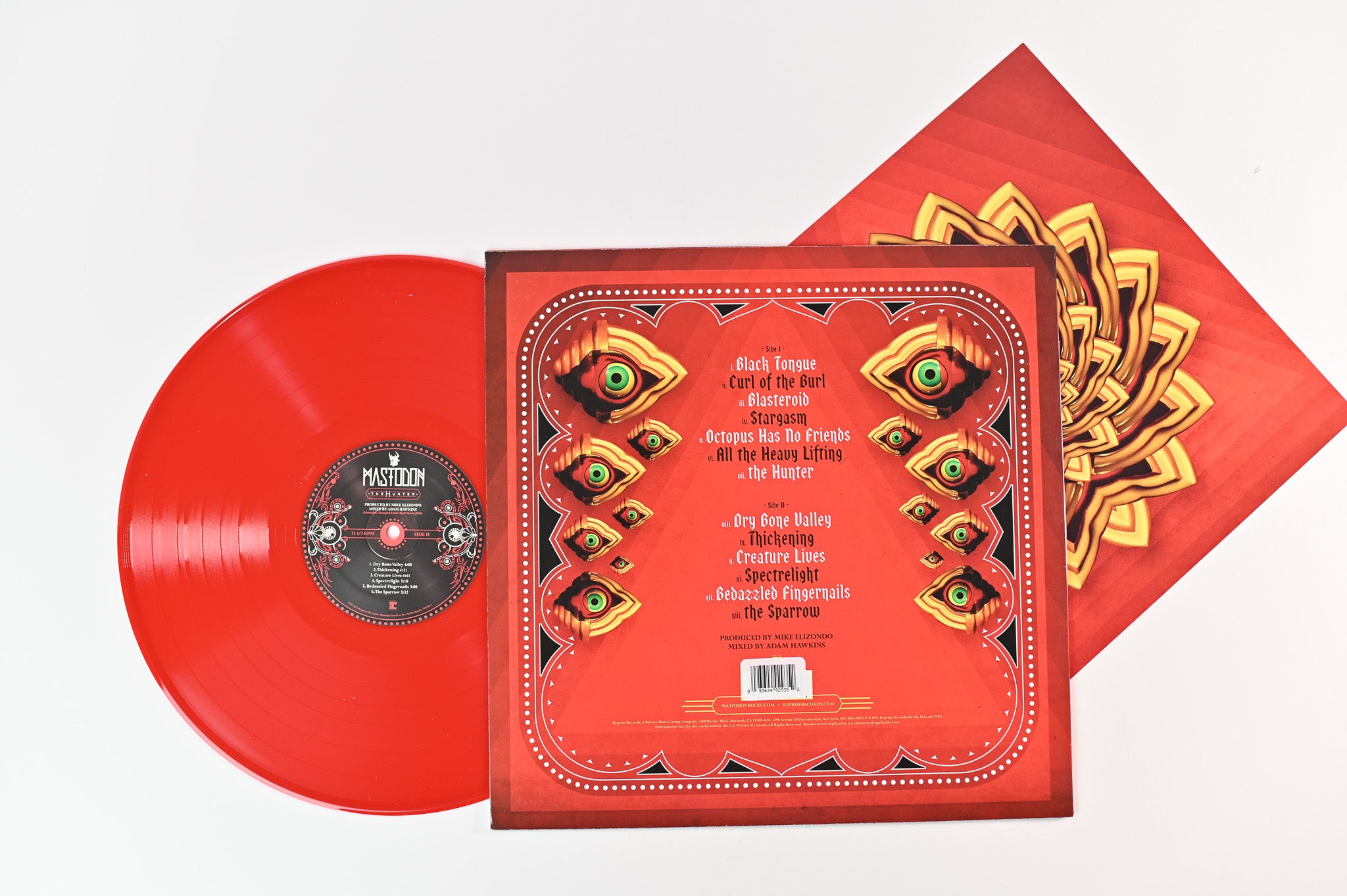 Mastodon - The Hunter on Reprise Records - Red Vinyl