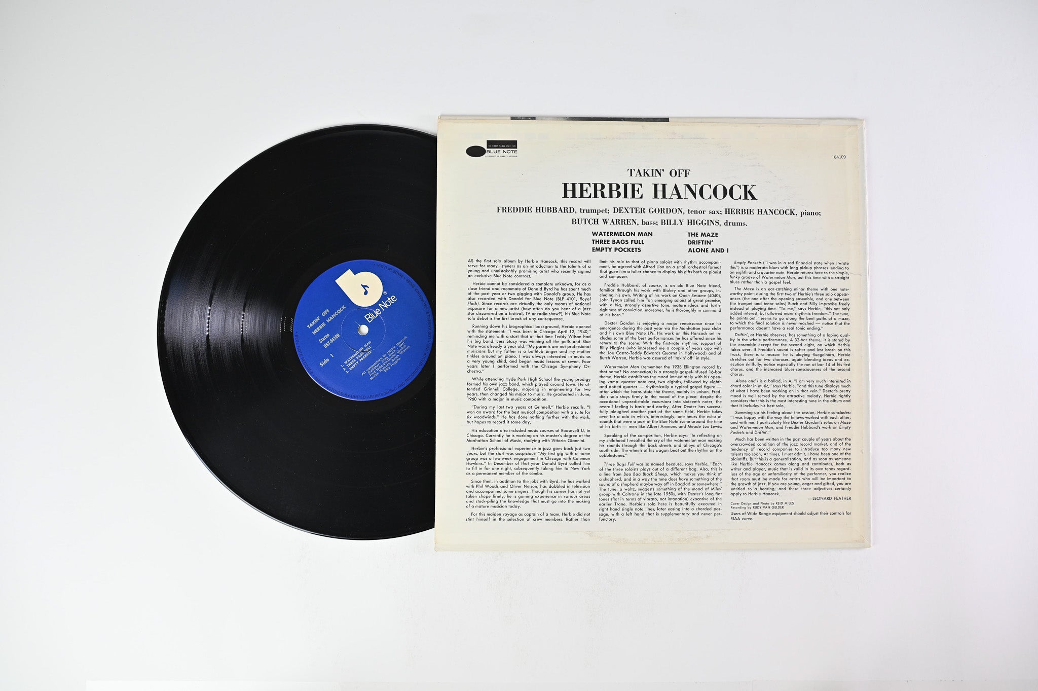 Herbie Hancock - Takin' Off on Blue Note – BST 84109