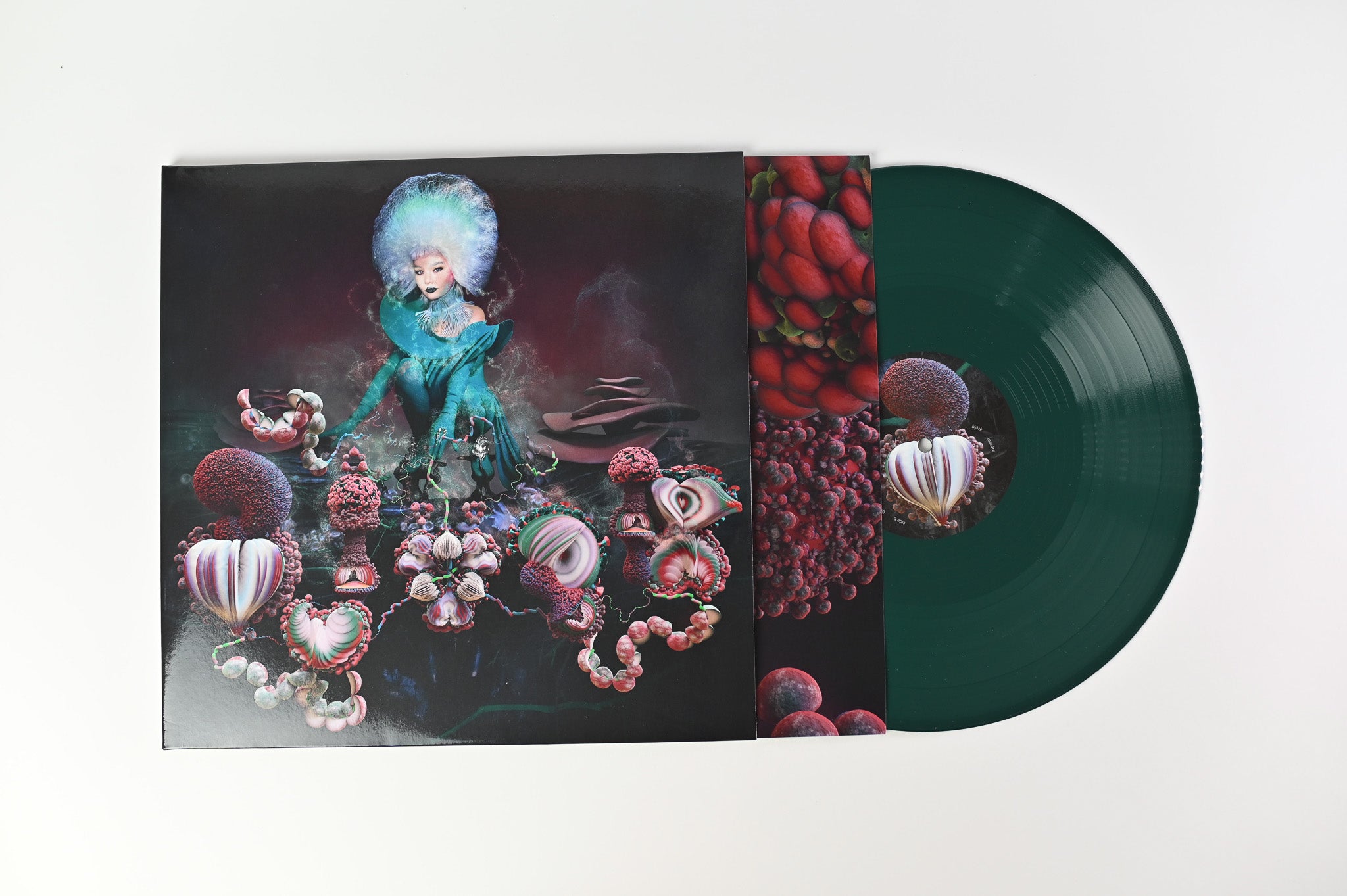 Björk - Fossora on One Little Independent Ltd Dark Green Vinyl