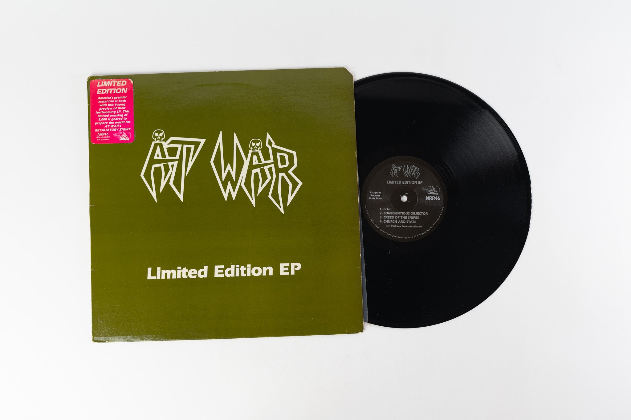 At War - Limited Edition EP on New Renaissance
