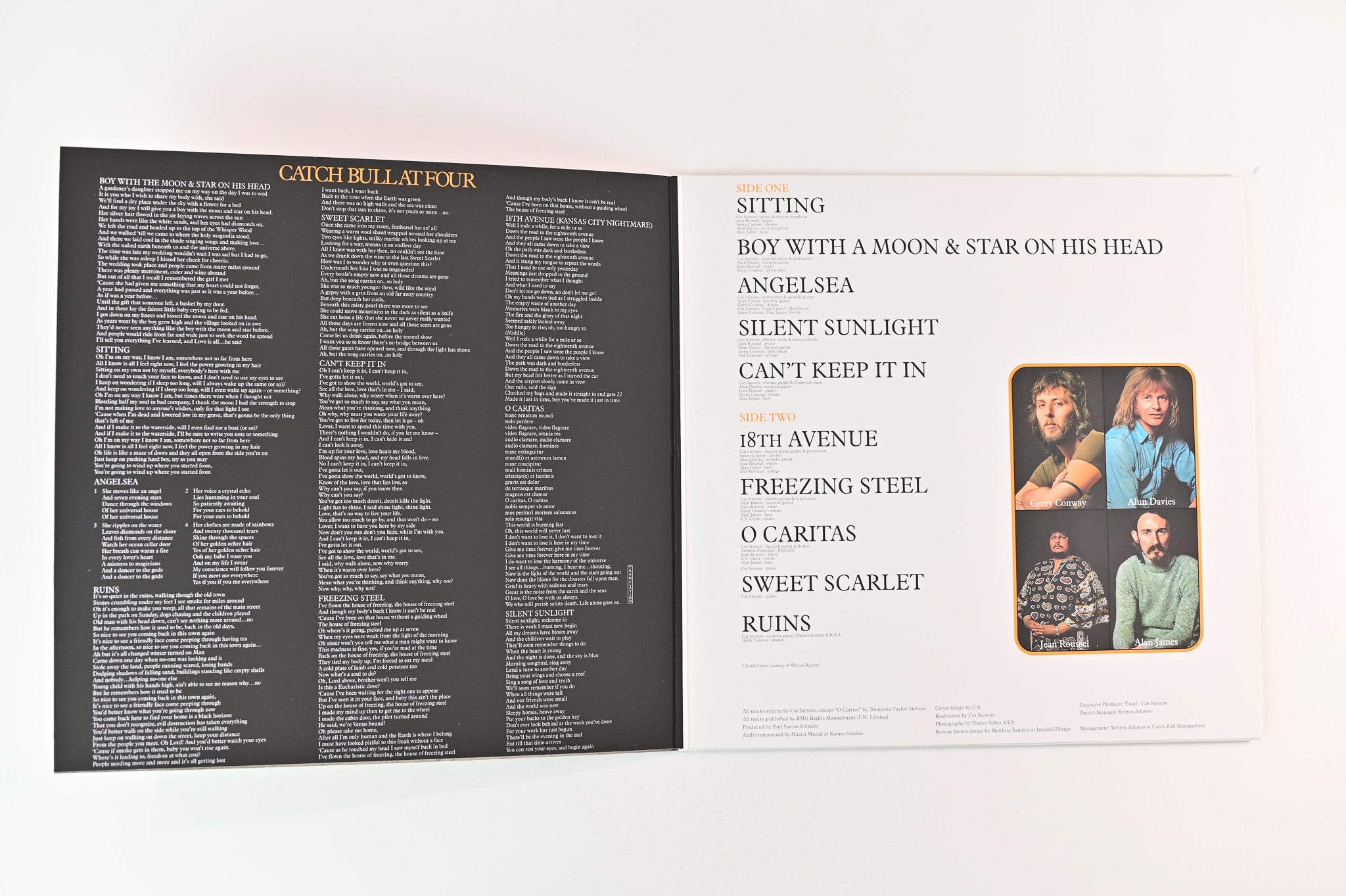 Cat Stevens - Catch Bull At Four on Island Records Reissue