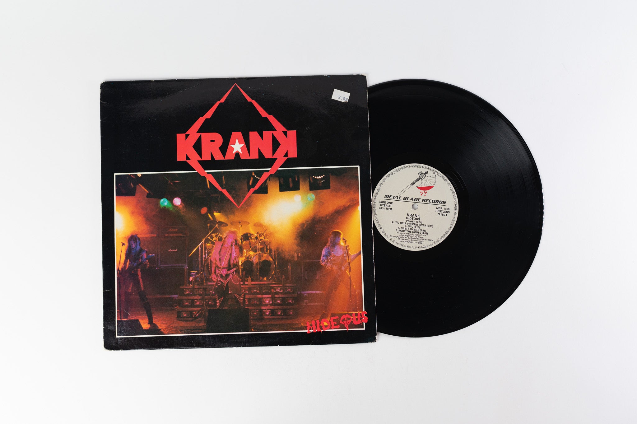 Krank - Hideous on Metal Blade