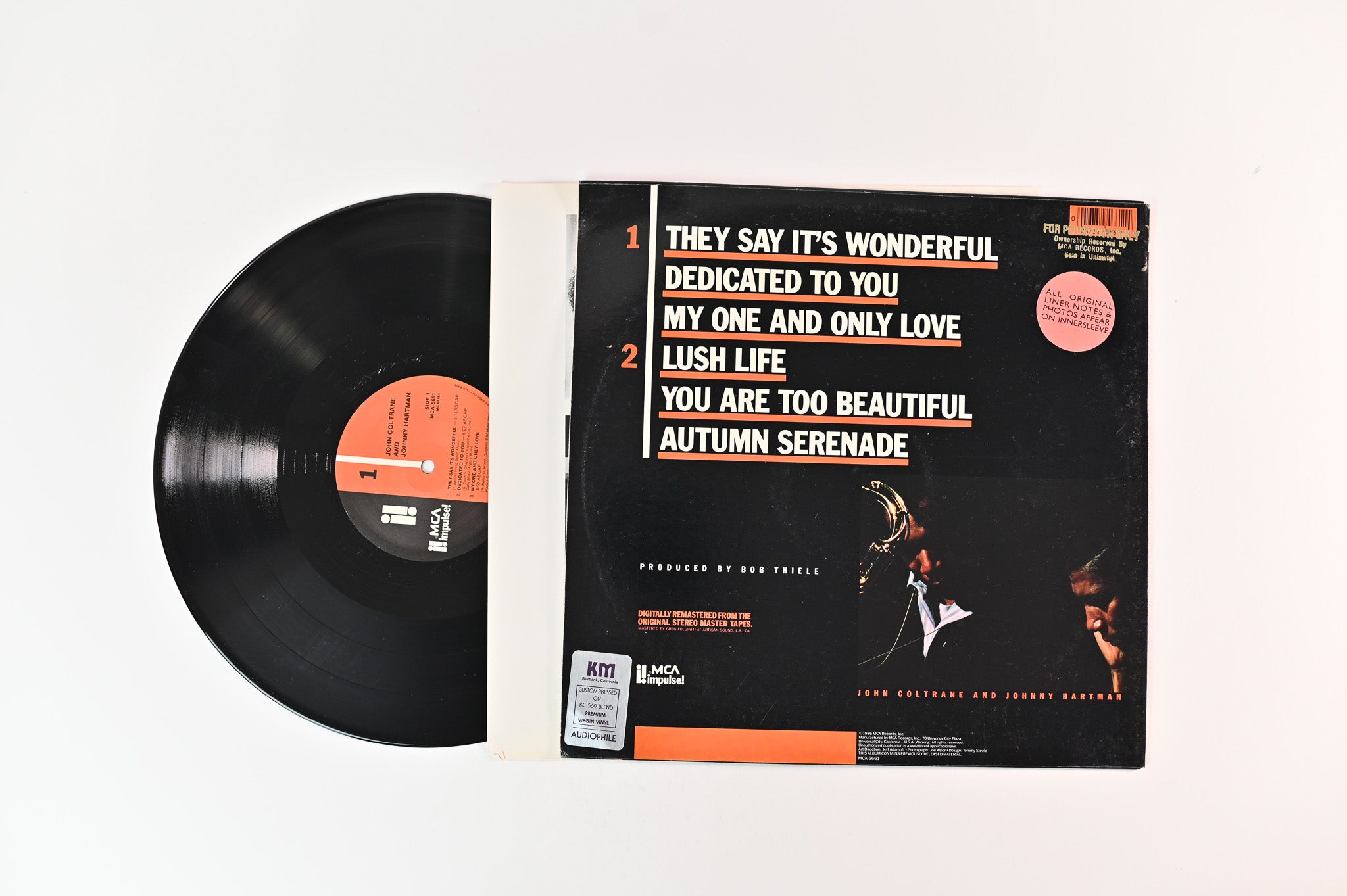 John Coltrane - John Coltrane & Johnny Hartman on MCA Impulse!