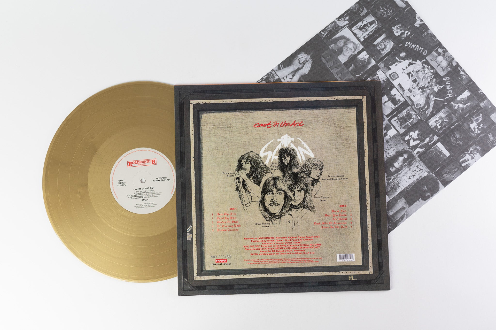 Satan - Court In The Act Limited & numbered Reissue on Music On Vinyl Gold Vinyl