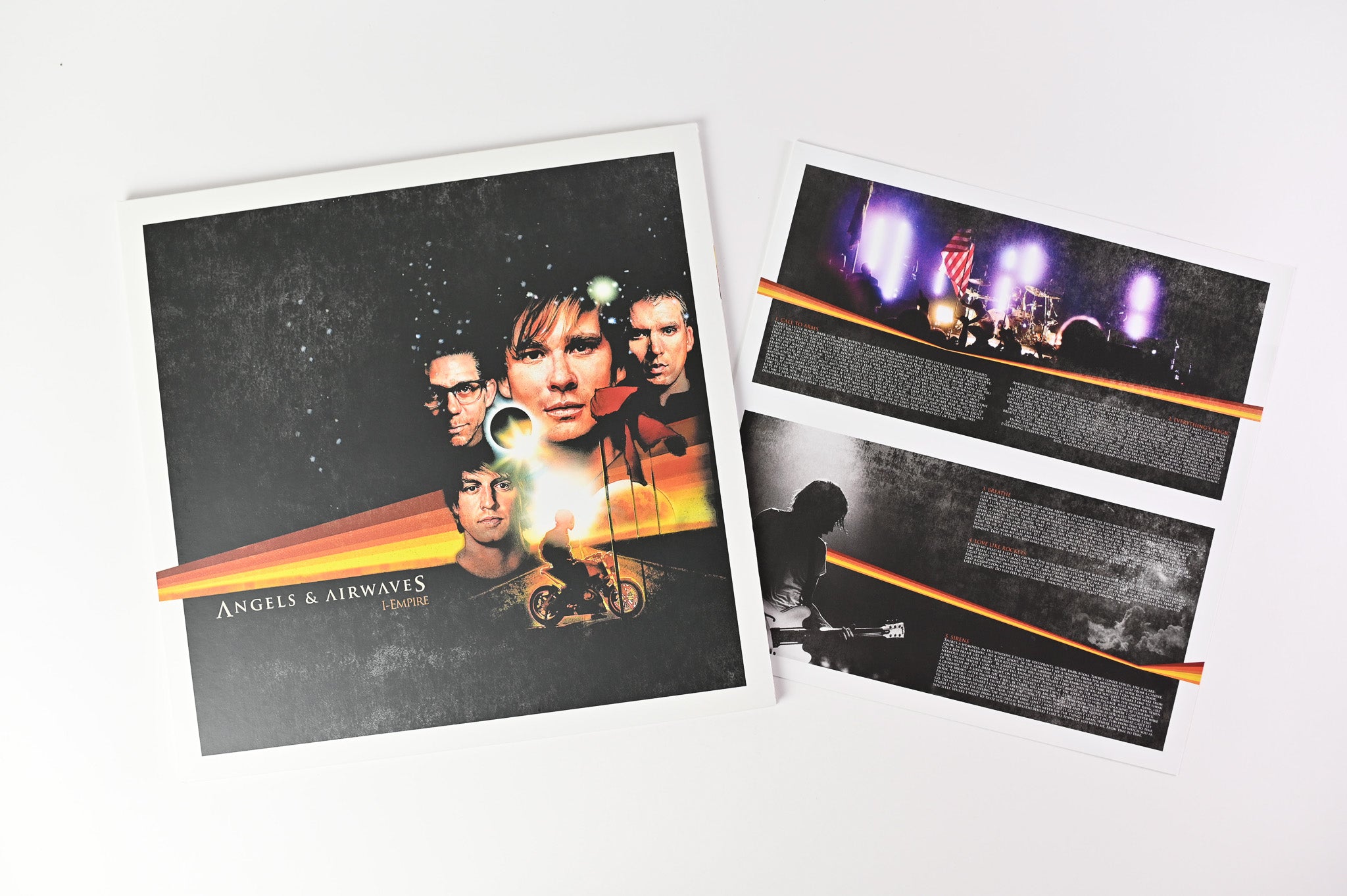 Angels & Airwaves - I-Empire on Geffen Ltd Clear With White Smoke Reis