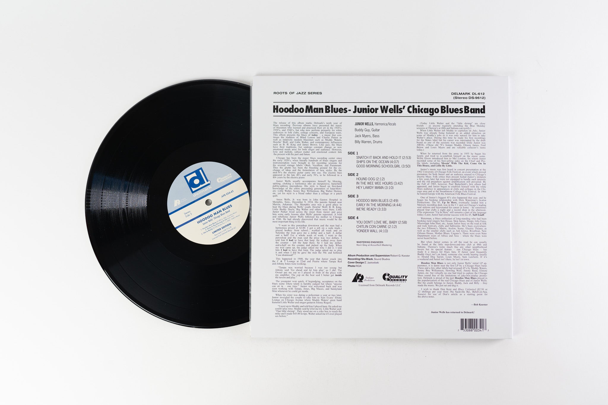 Junior Wells' Chicago Blues Band - Hoodoo Man Blues Reissue 45 RPM on Analogue Productions