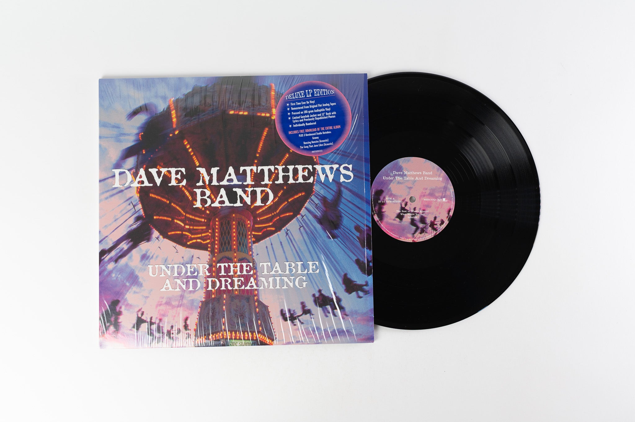 Dave Matthews Band - Under The Table And Dreaming Limited Edition Numbered Repress on Bama Rags Records