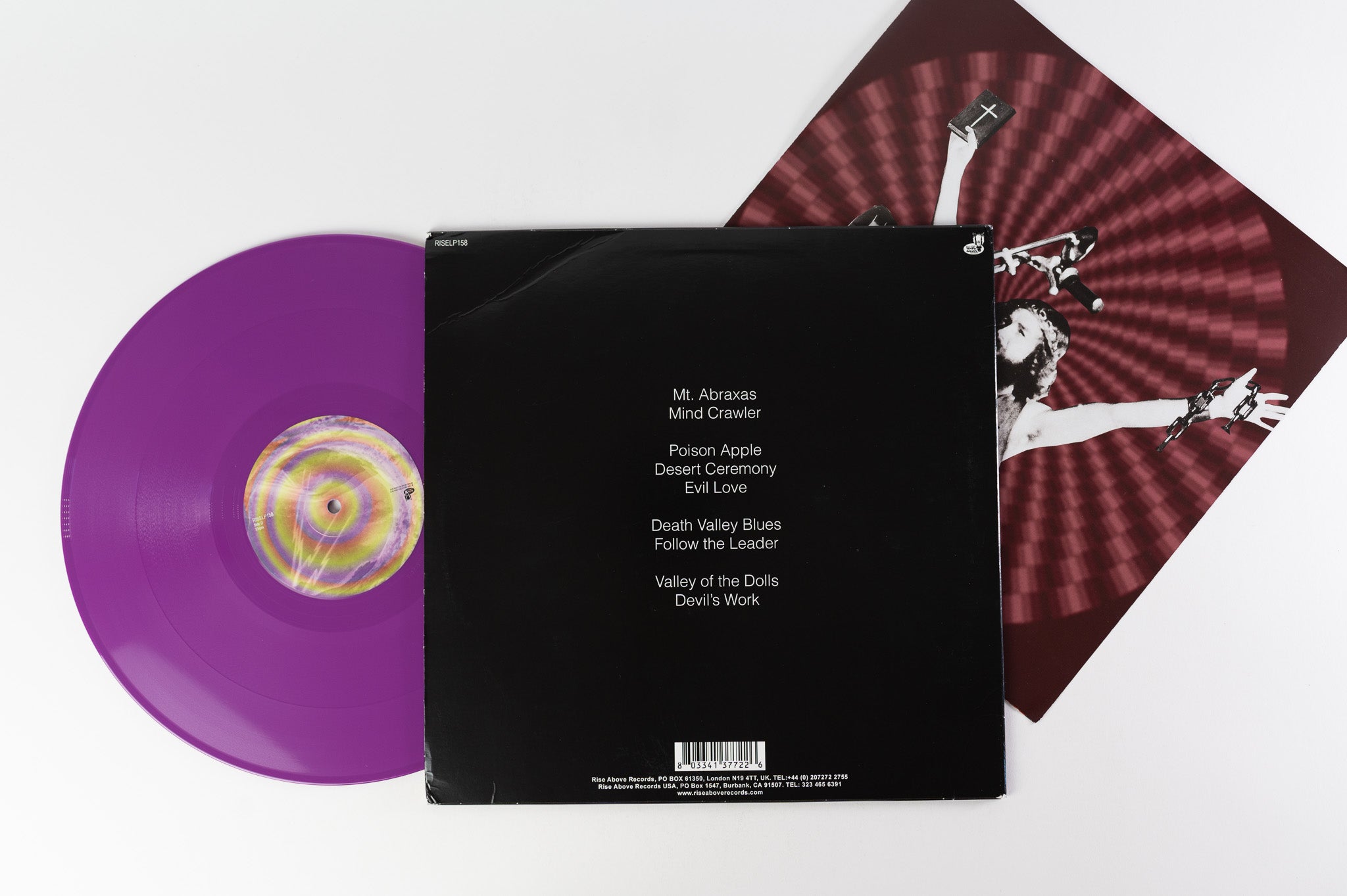 Uncle Acid & The Deadbeats - Mind Control on Rise Above Records Solid Purple Vinyl