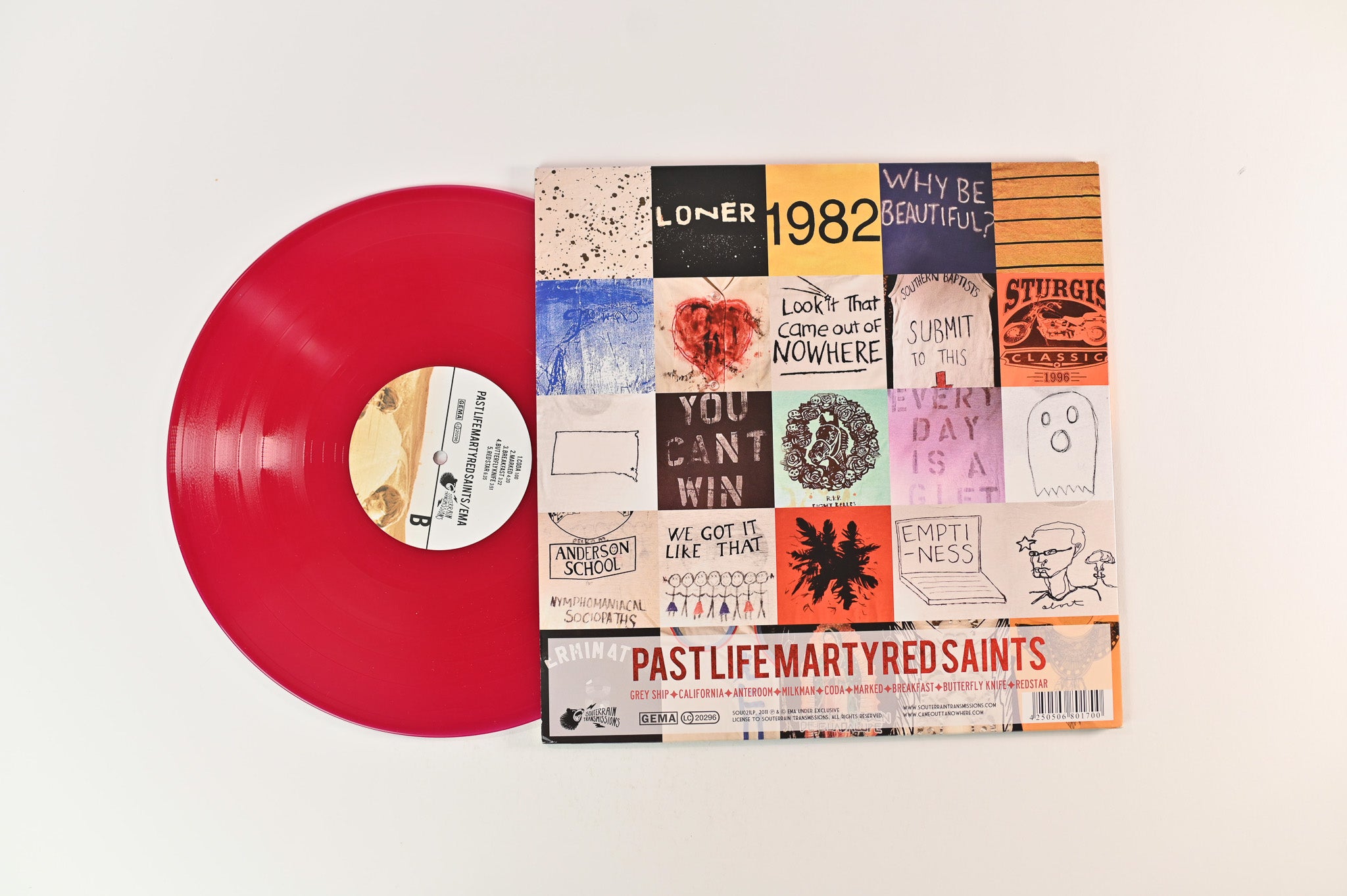 EMA - Past Life Martyred Saints on Souterrain Transmissions - Red Vinyl