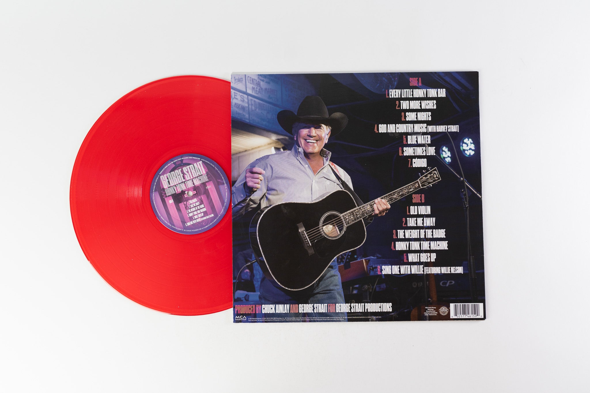 George Strait - Honky Tonk Time Machine on MCA Nashville Red Vinyl