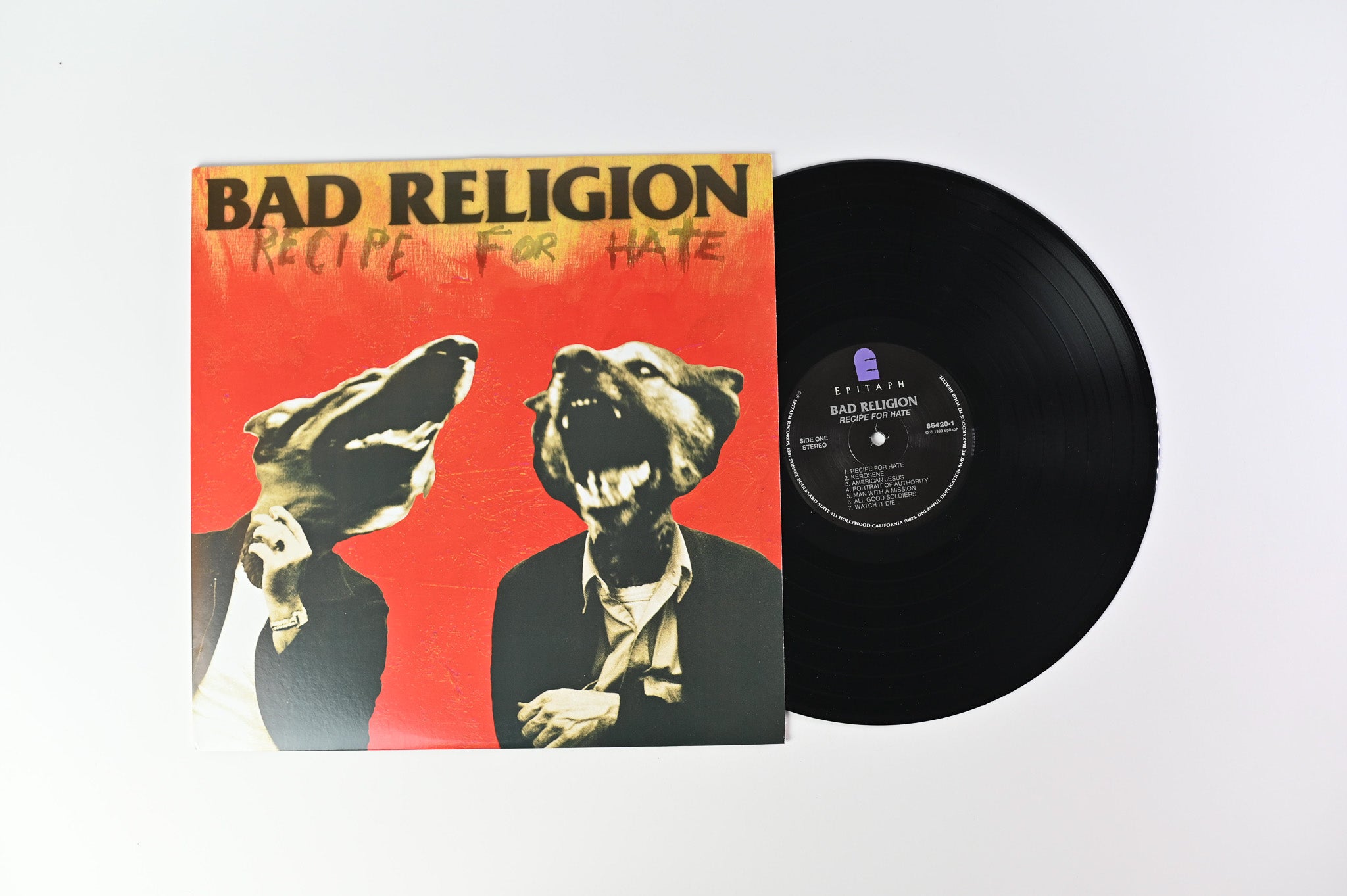 Bad Religion - Recipe For Hate on Epitaph Early Reissue