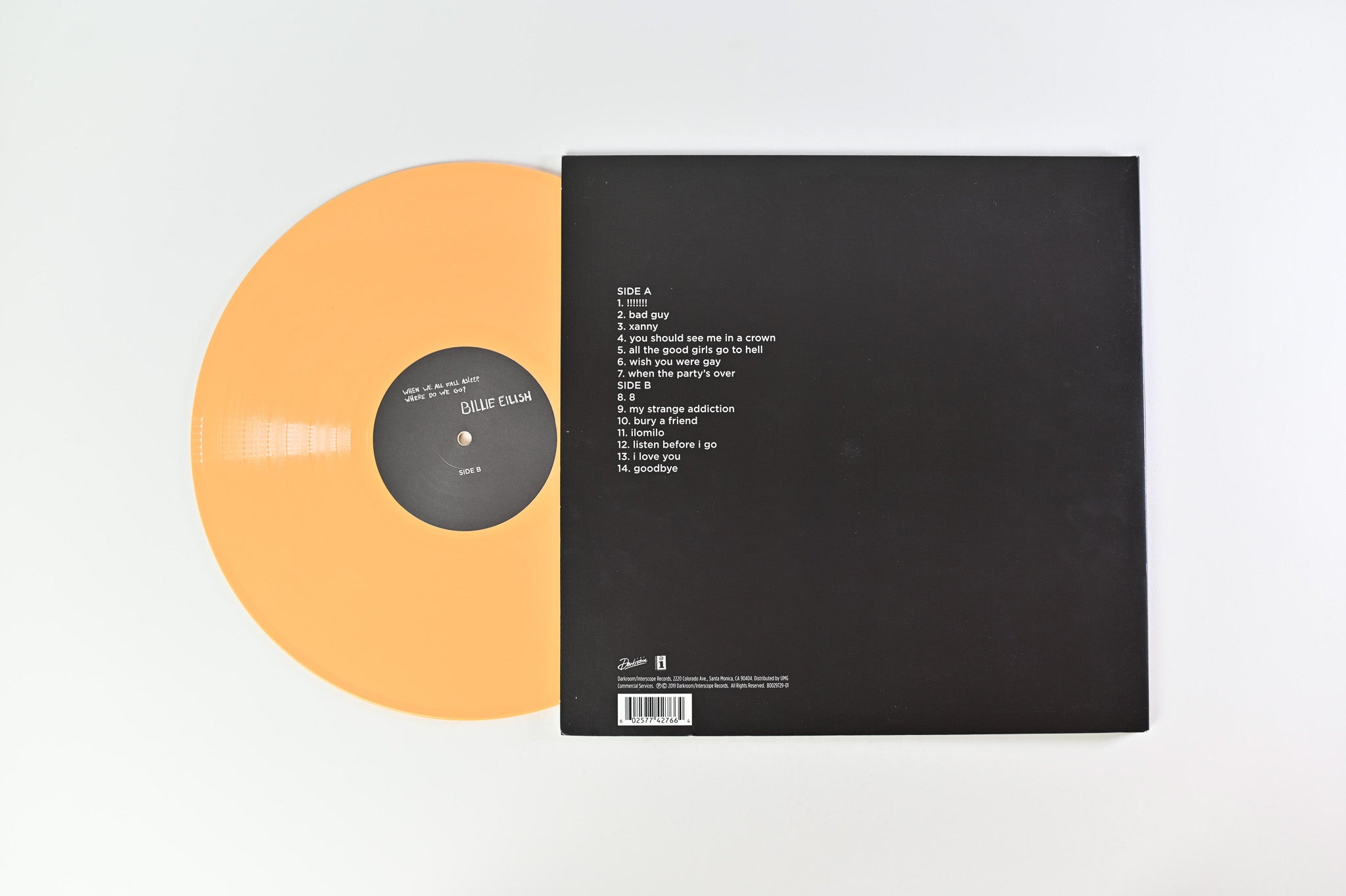 Billie Eilish - When We All Fall Asleep, Where Do We Go? - Colored Vinyl
