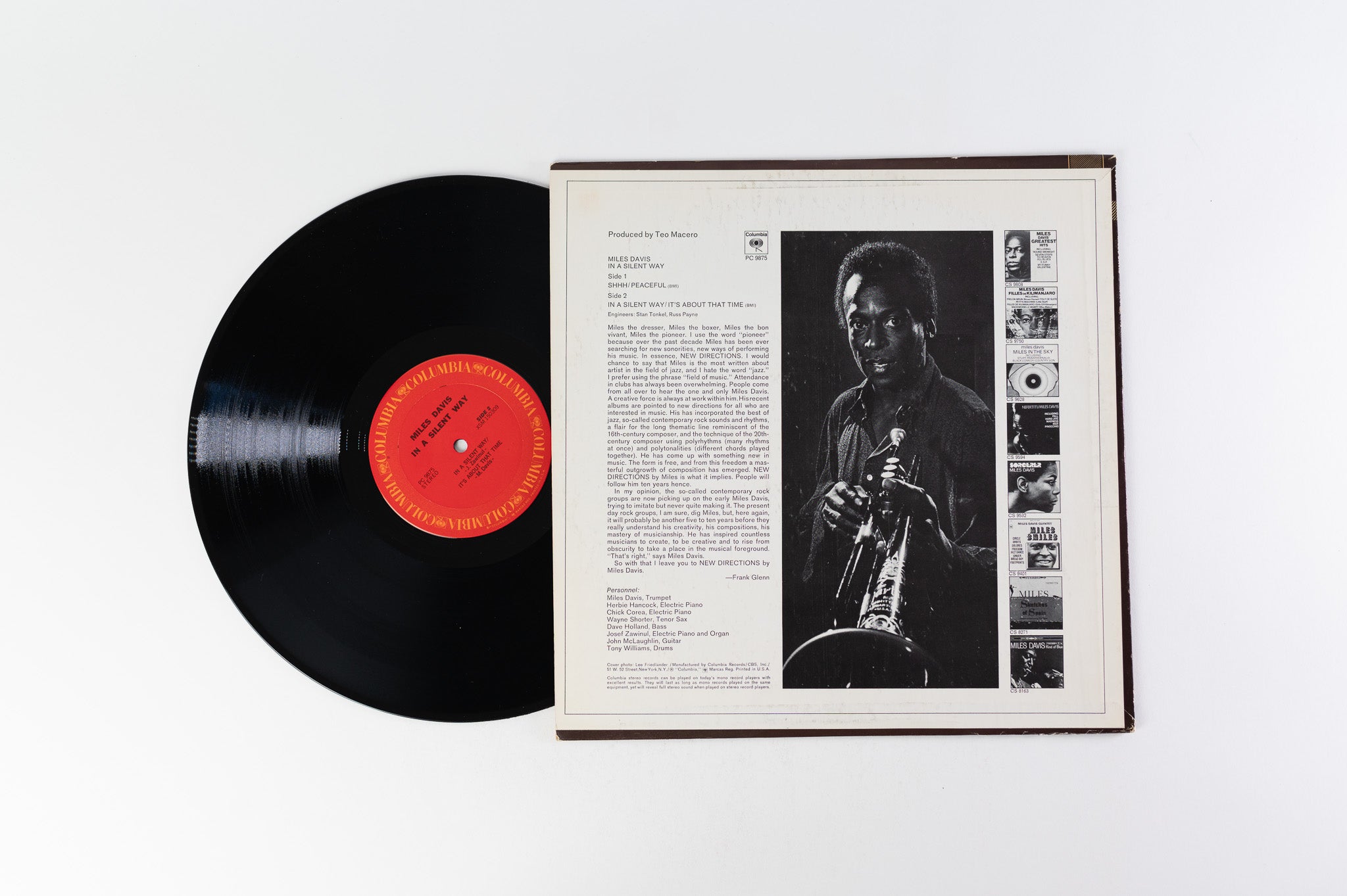 Miles Davis - In A Silent Way on Columbia 1977 reissue