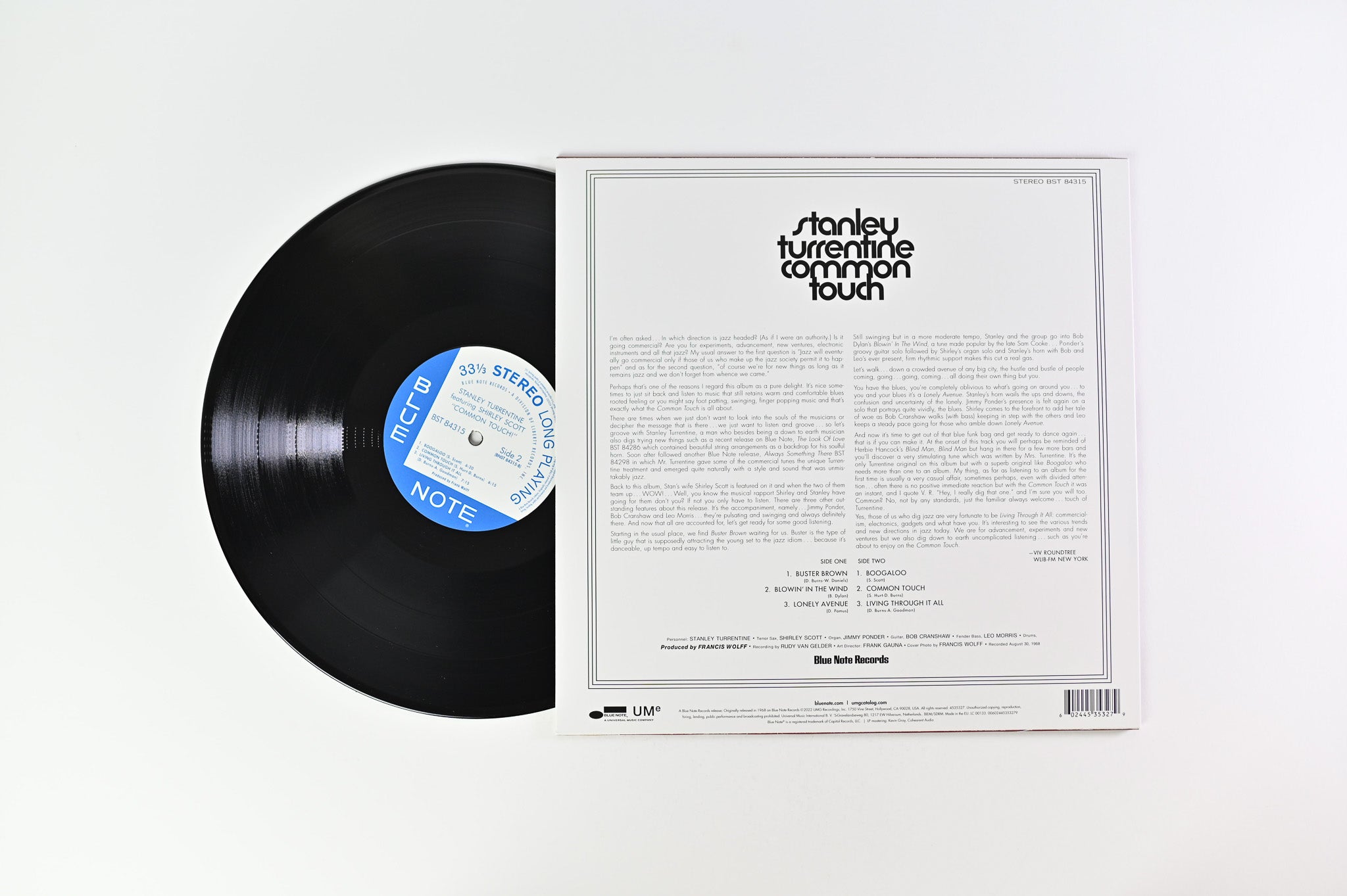 Stanley Turrentine - Common Touch on Blue Note Classic Vinyl Series