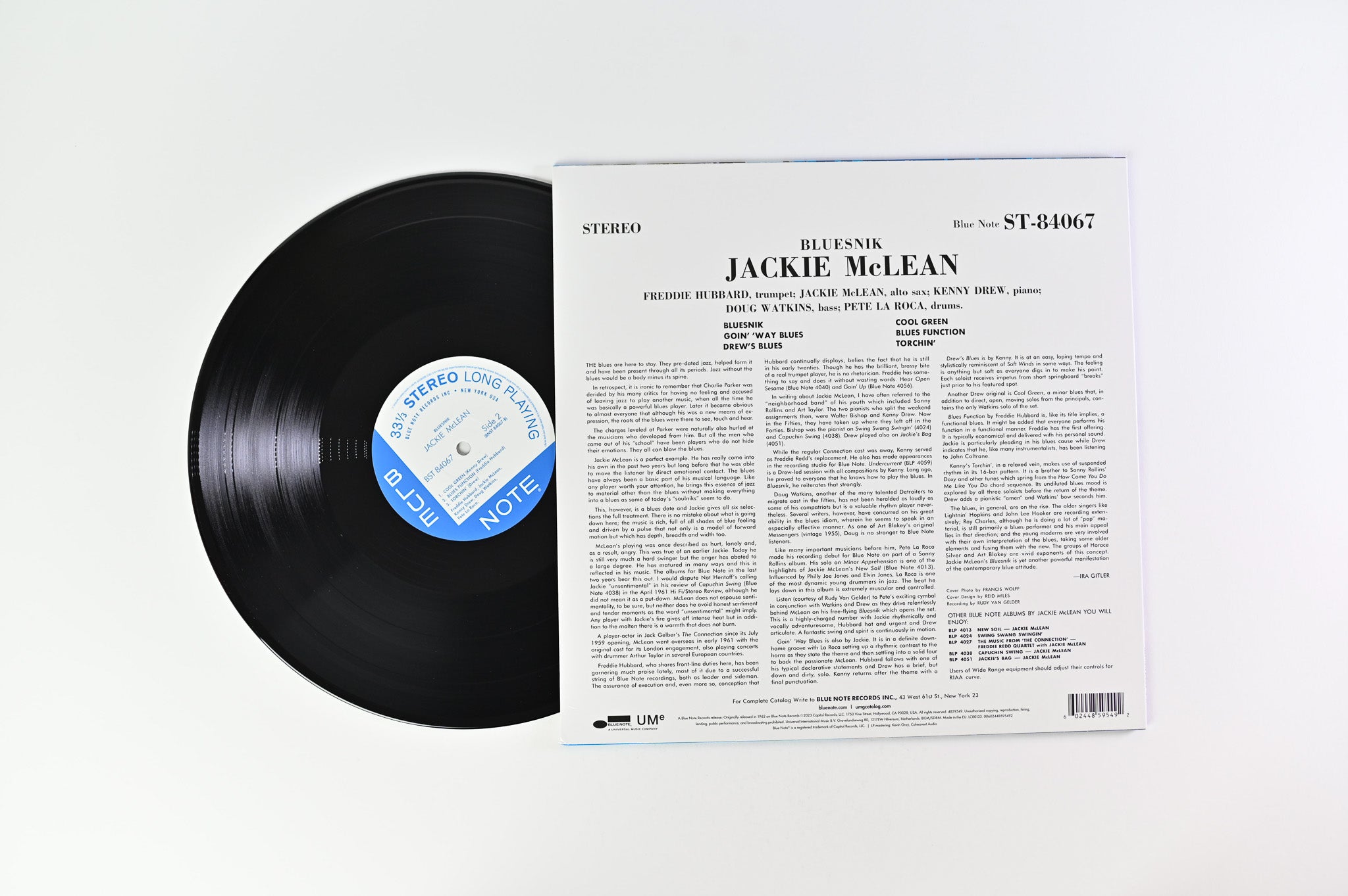 Jackie McLean - Bluesnik on Blue Note Classic Vinyl Series