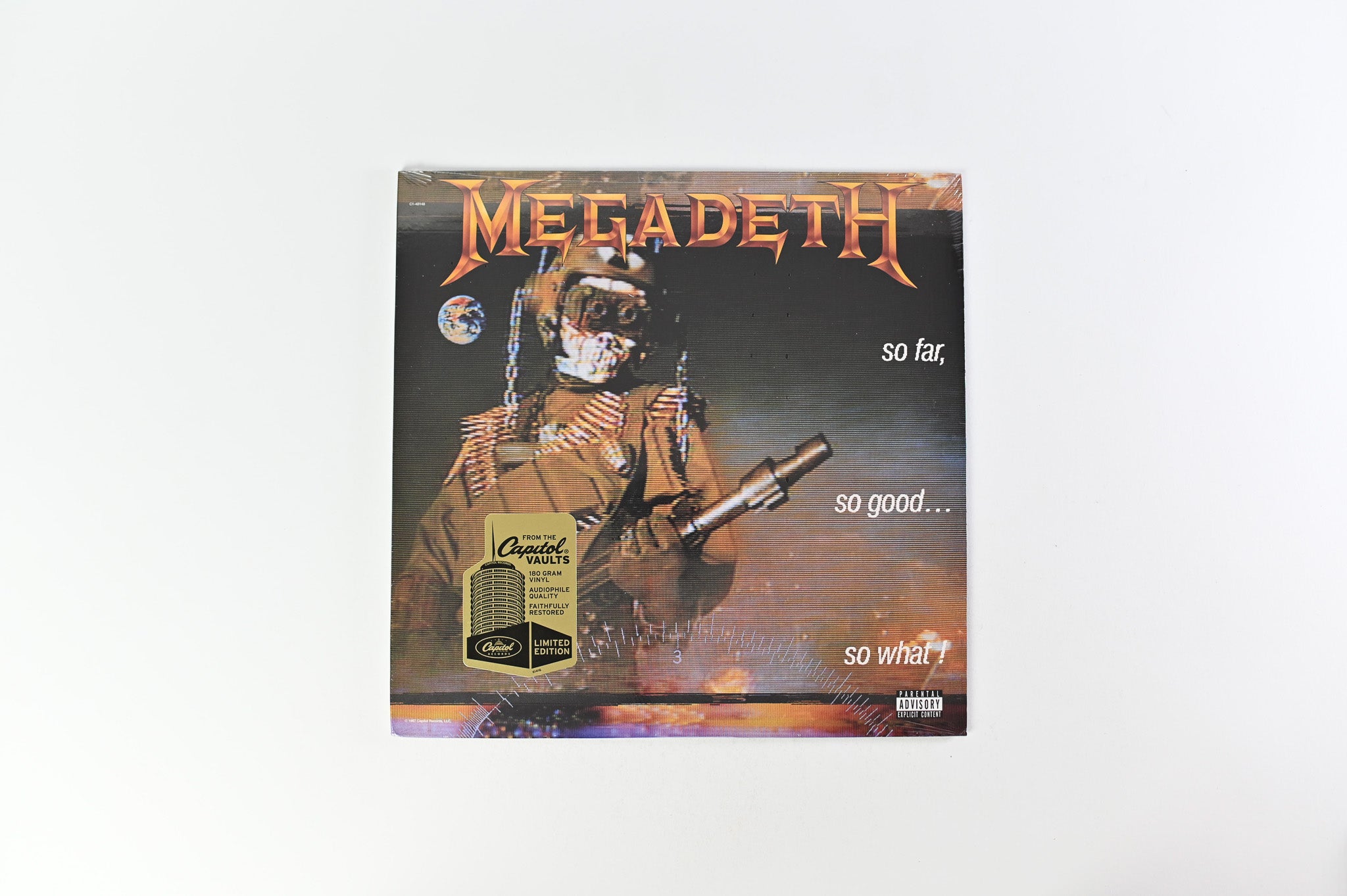 Megadeth - So Far, So Good... So What! on Capitol Combat Reissue Sealed
