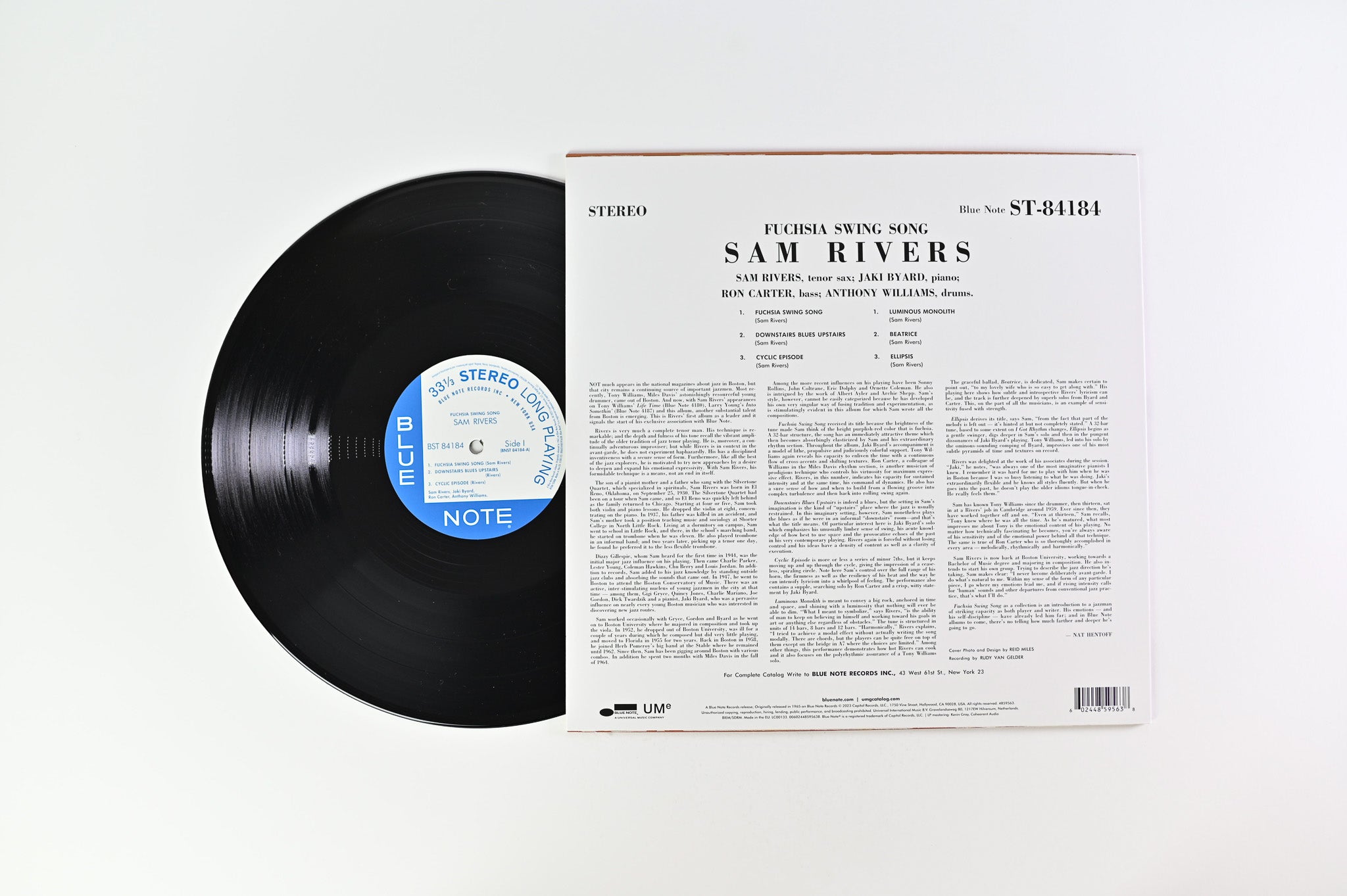 Sam Rivers - Fuchsia Swing Song on Blue Note Classic Vinyl Series