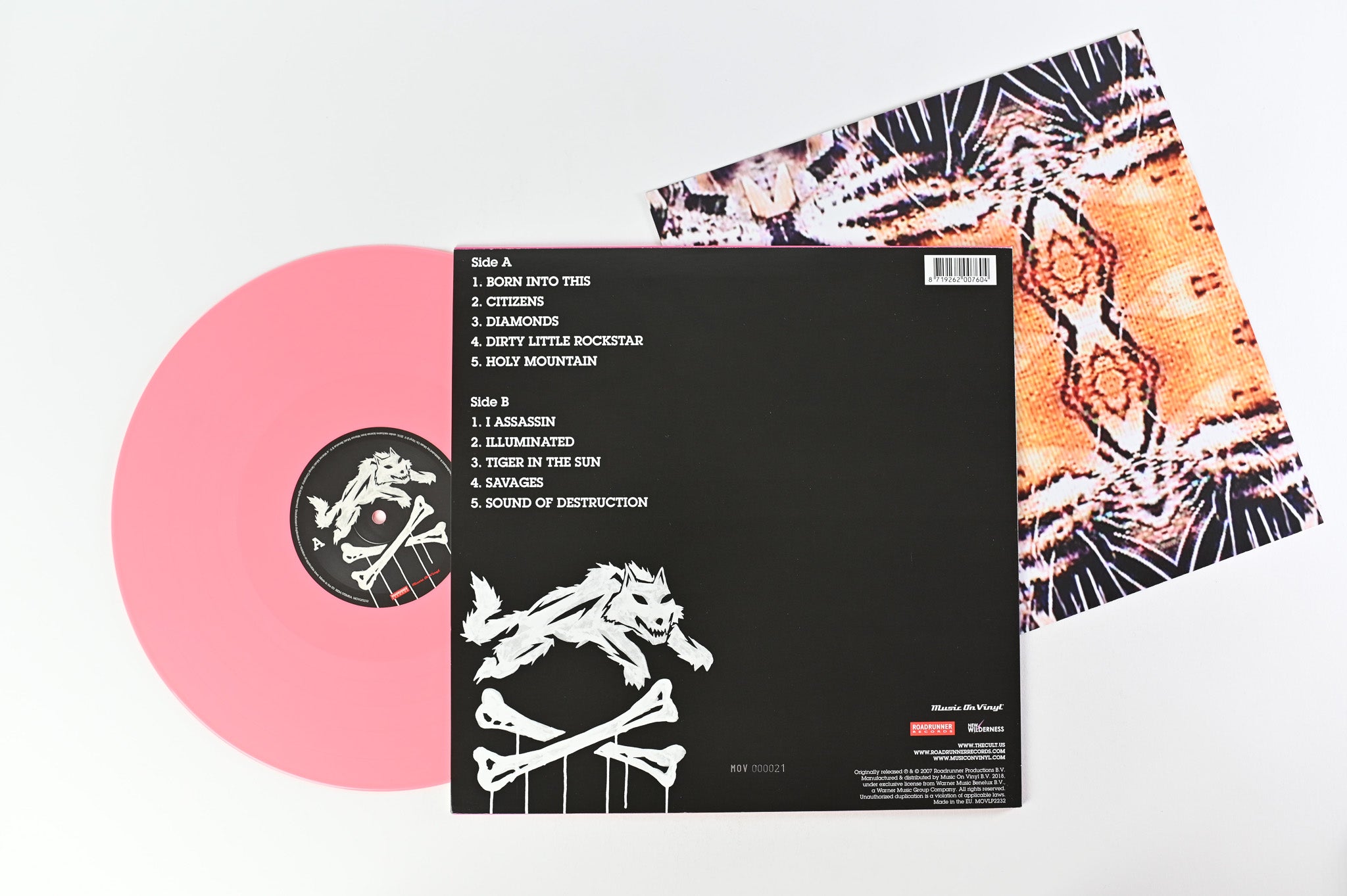 The Cult - Born Into This on Music on Vinyl Ltd Numbered Pink Vinyl Reissue
