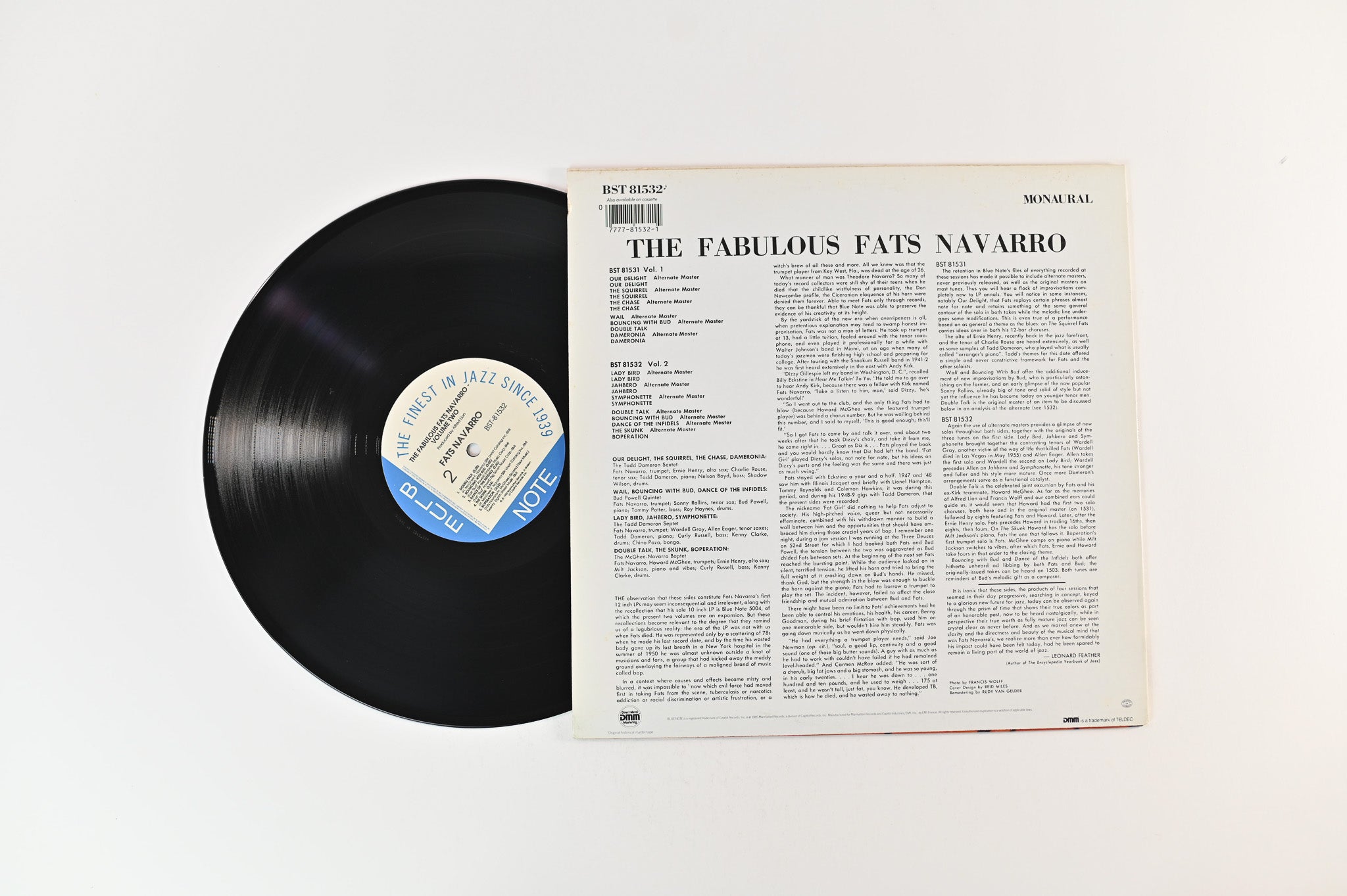 Fats Navarro - The Fabulous Fats Navarro Volume 2 on Blue Note
