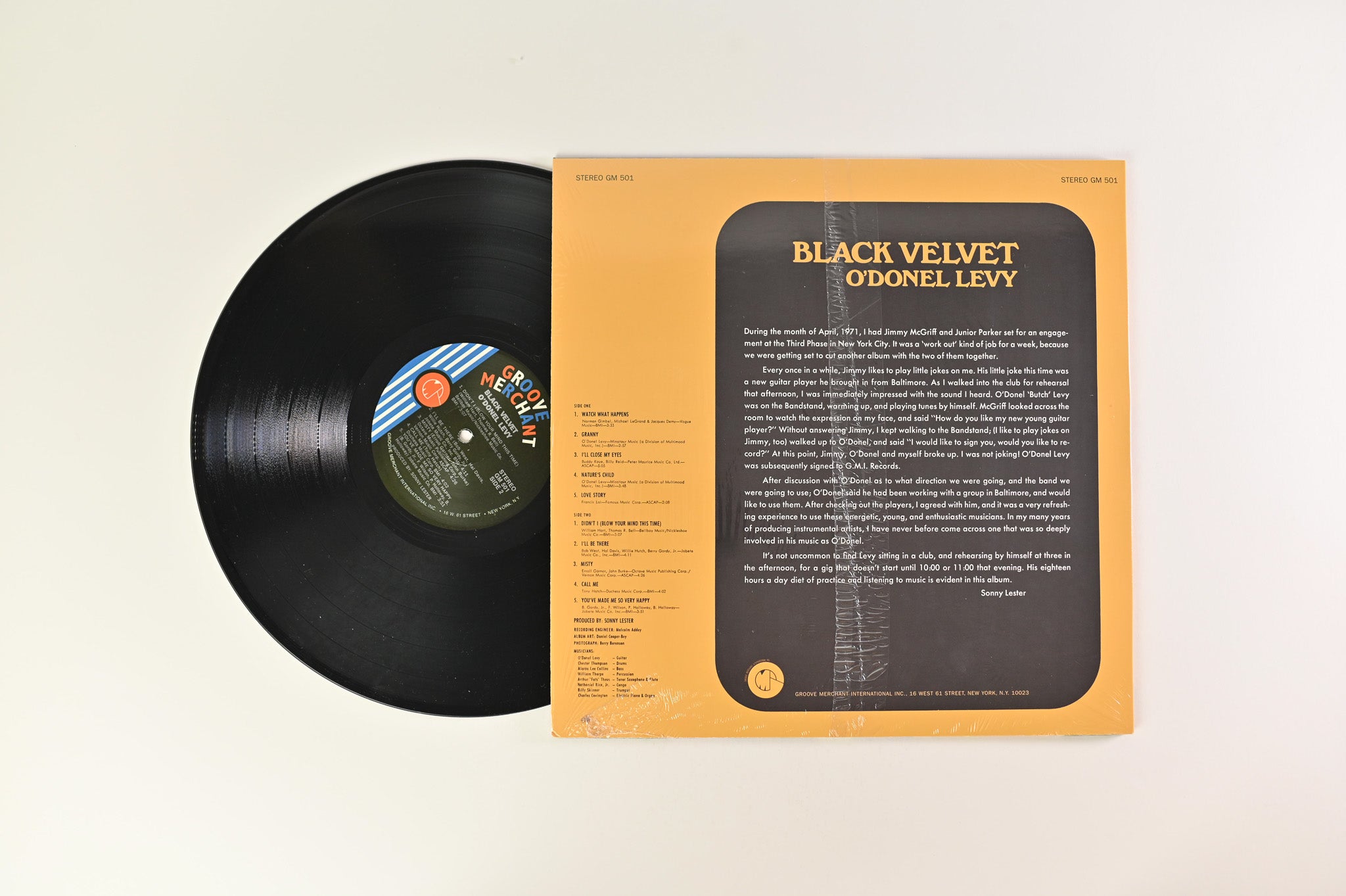 O'Donel Levy - Black Velvet on Groove Merchant Reissue