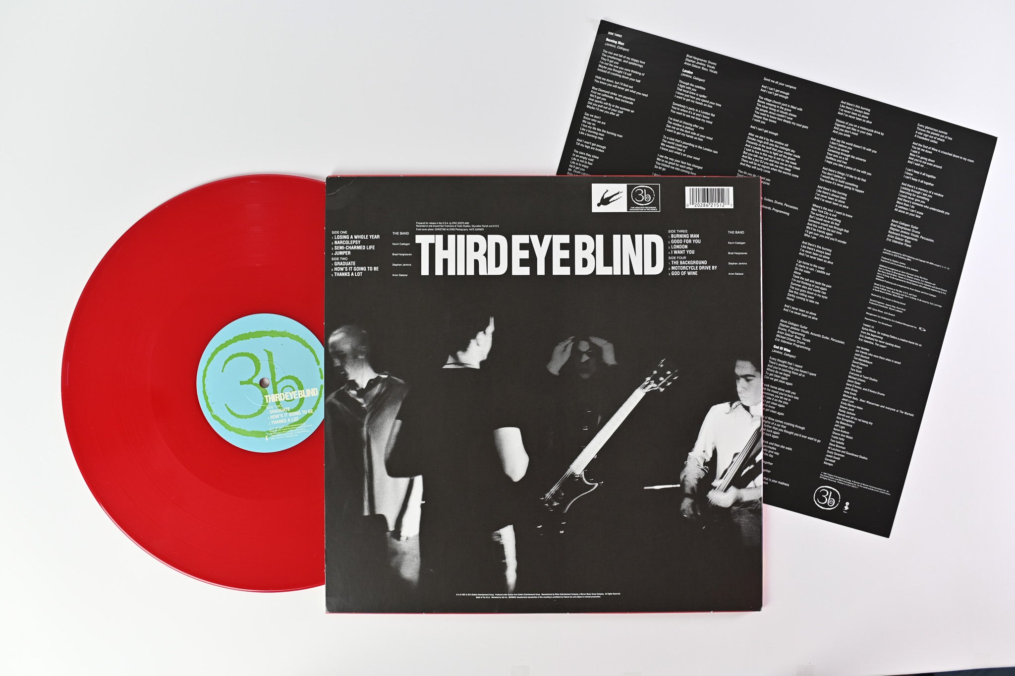 Third Eye Blind - Third Eye Blind on Elektra Opaque Red Reissue