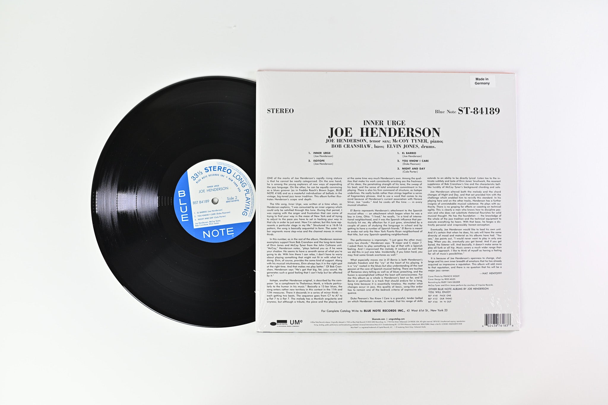 Joe Henderson - Inner Urge on Blue Note Classic Vinyl Series