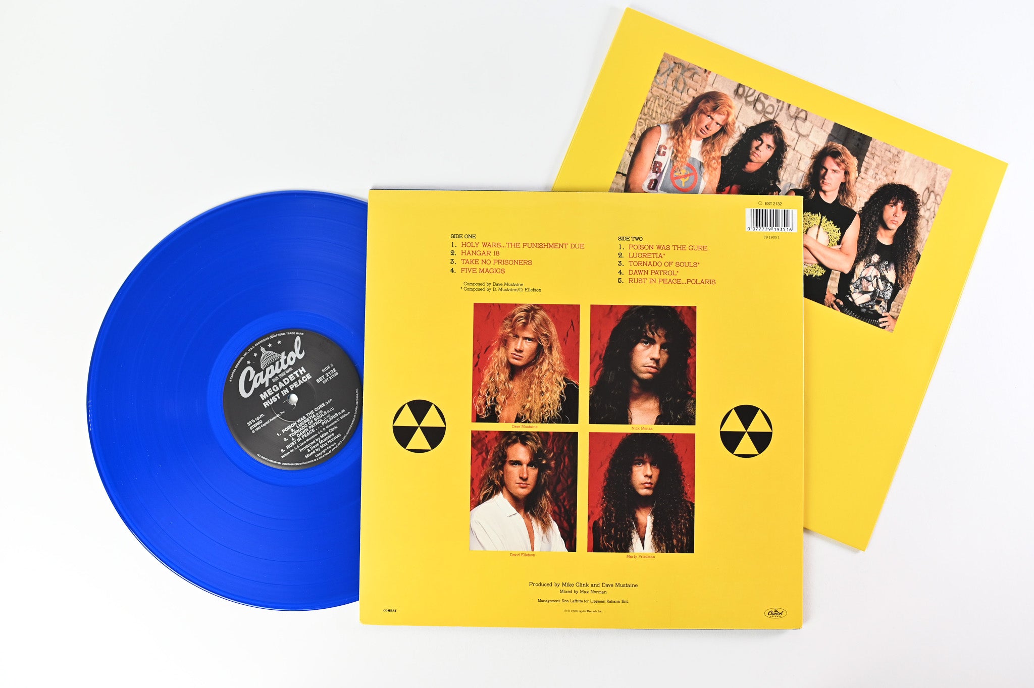 Megadeth - Rust In Peace on Capitol Ltd Sound of Vinyl Blue Translucen