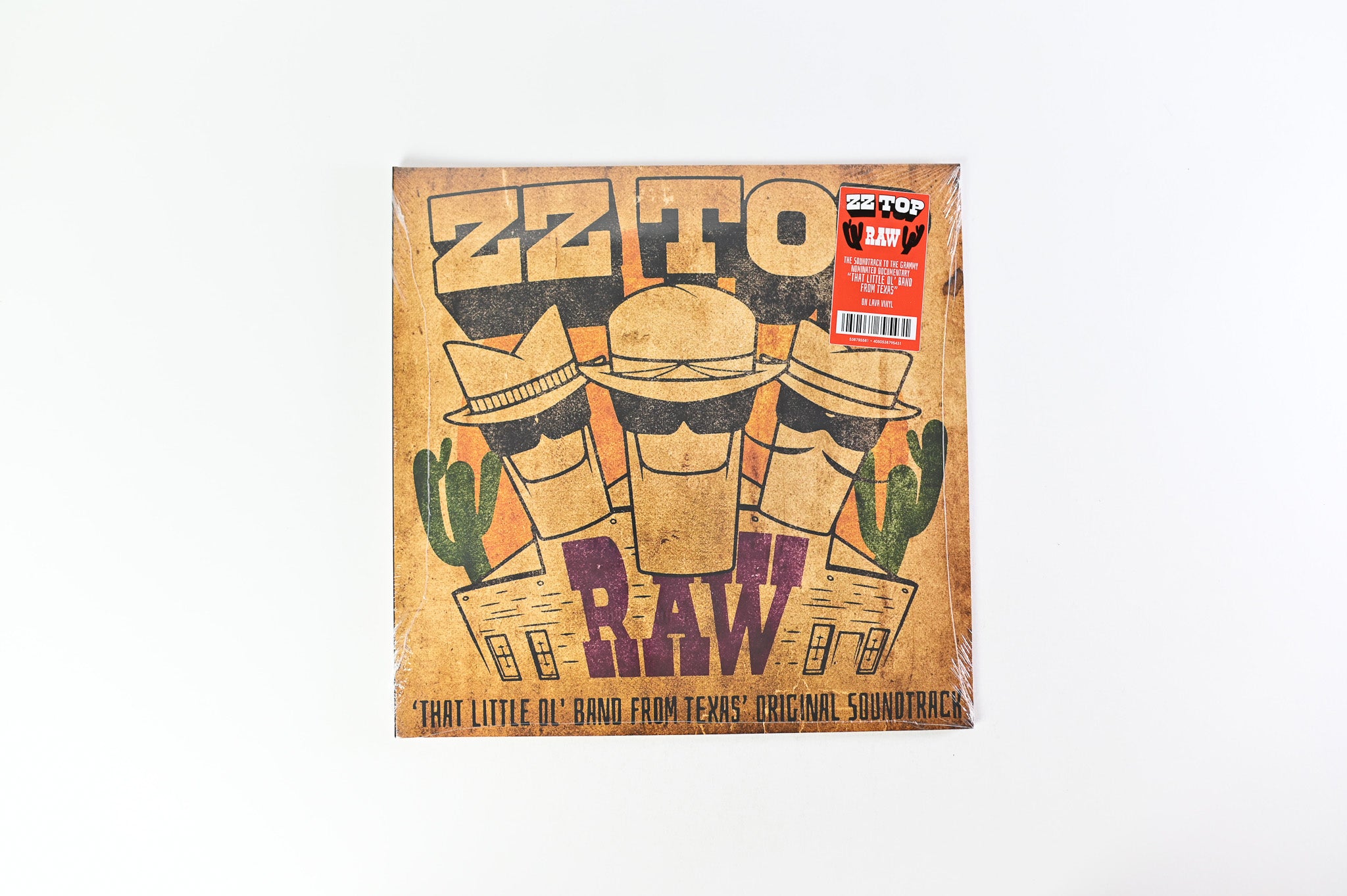 ZZ Top - Raw ('That Little Ol' Band From Texas' Original Soundtrack) on BMG Ltd Lava Vinyl Webstore Exclusive Sealed