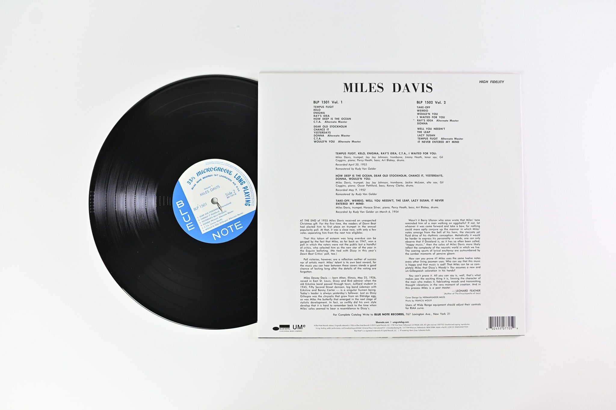 Miles Davis - Volume 1 on Blue Note Classic Vinyl Series