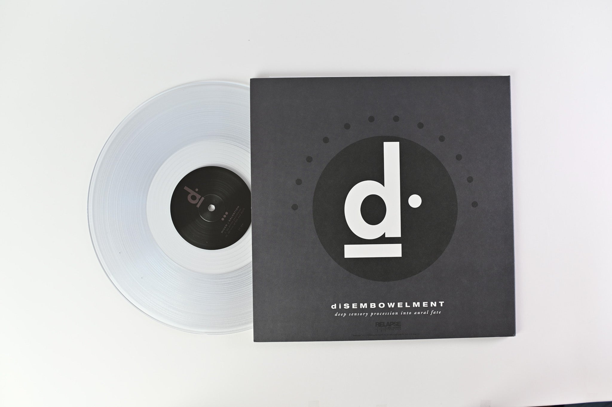 diSEMBOWELMENT - Dusk / Deep Sensory Procession Into Aural Fate on Relapse Clear Vinyl