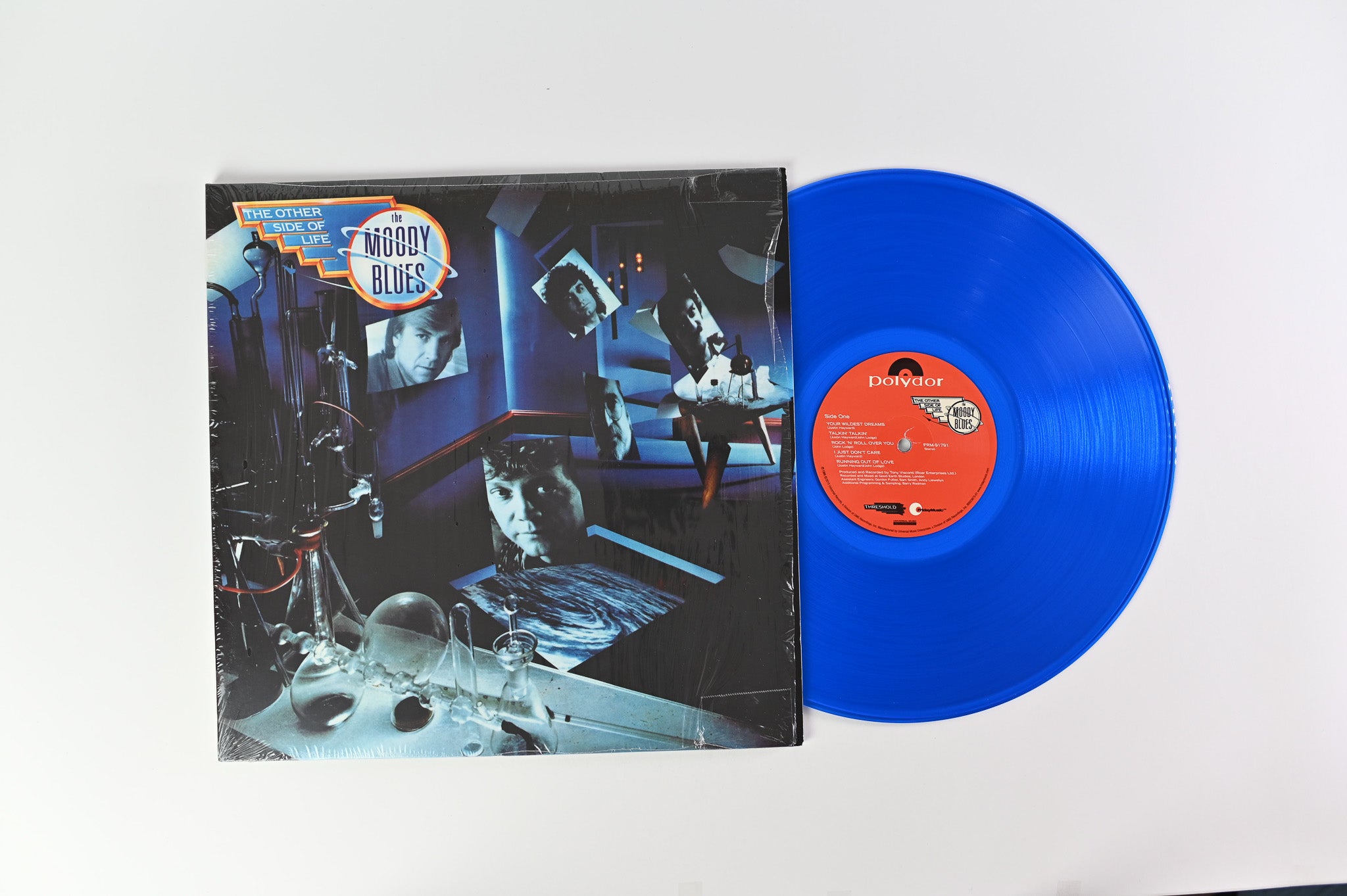 The Moody Blues - The Other Side Of Life on Universal Ltd Blue Transparent Reissue