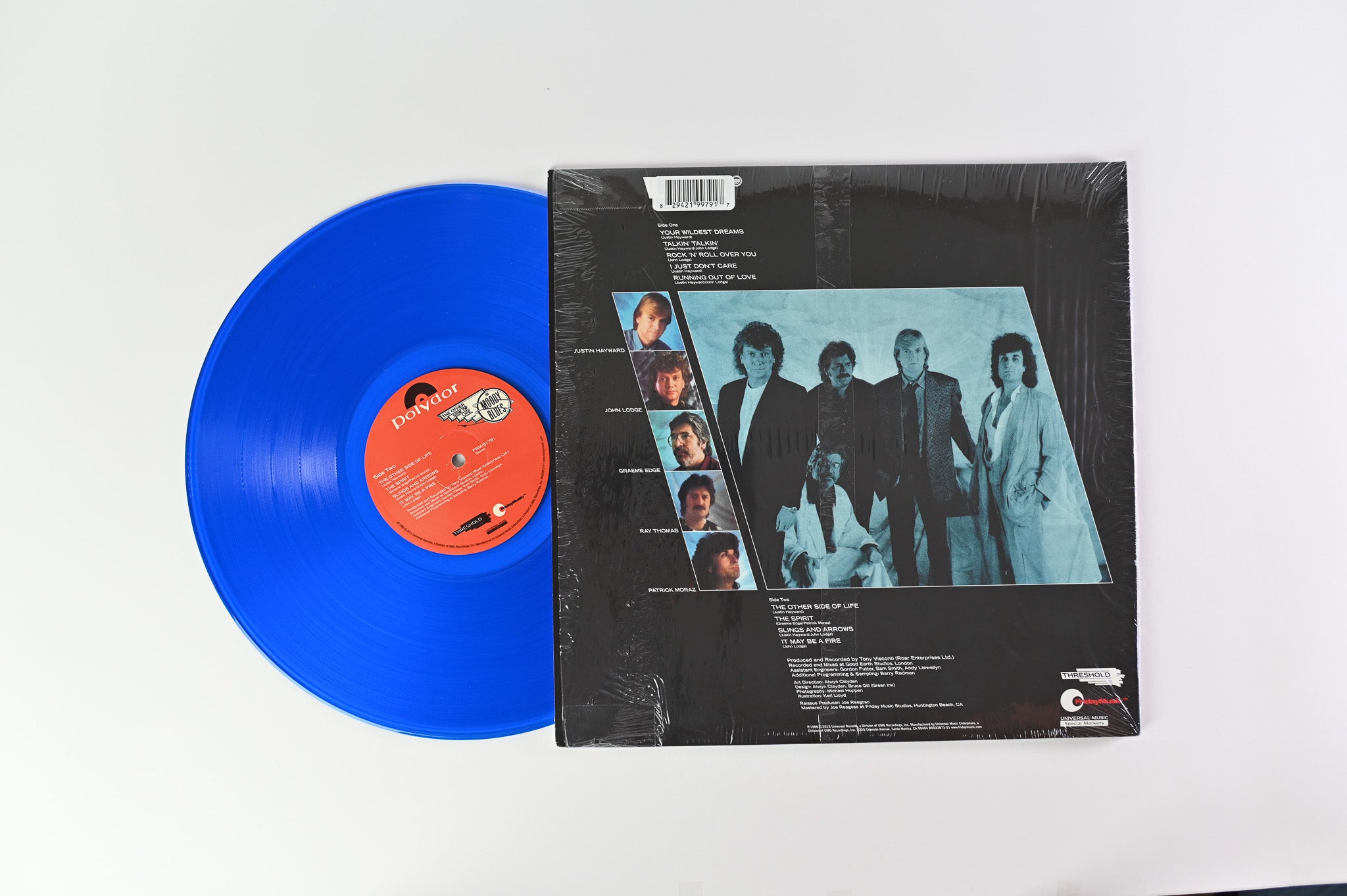 The Moody Blues - The Other Side Of Life on Universal Ltd Blue Transparent Reissue