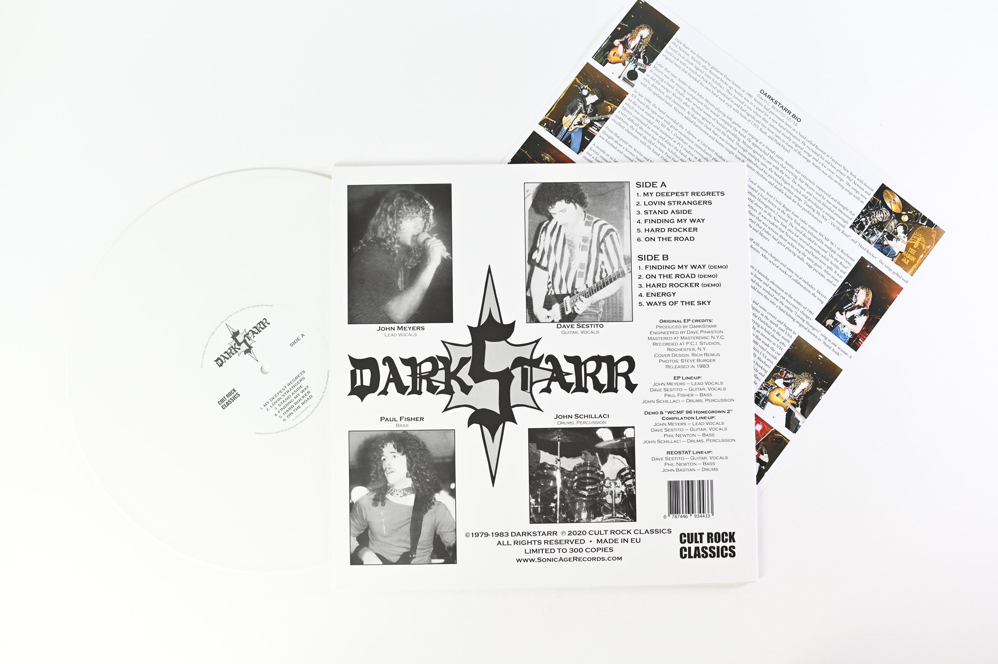 Darkstarr - Darkstarr on Cult Rock Classics Ltd White Vinyl Reissue