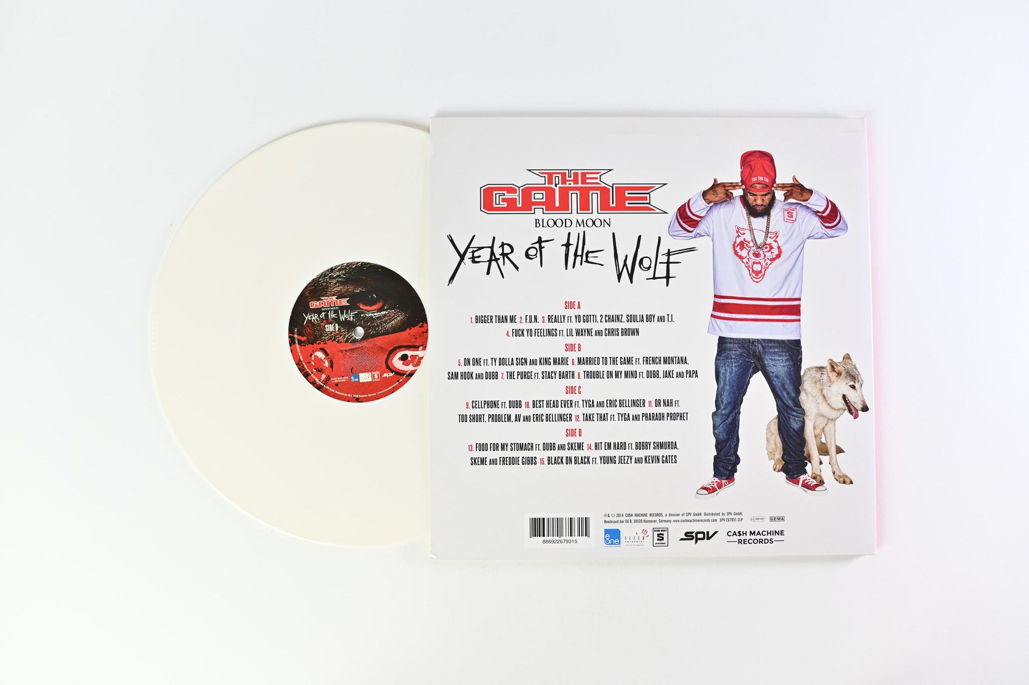 The Game - Blood Moon (Year Of The Wolf) on Ca$h Machine Records - White Vinyl